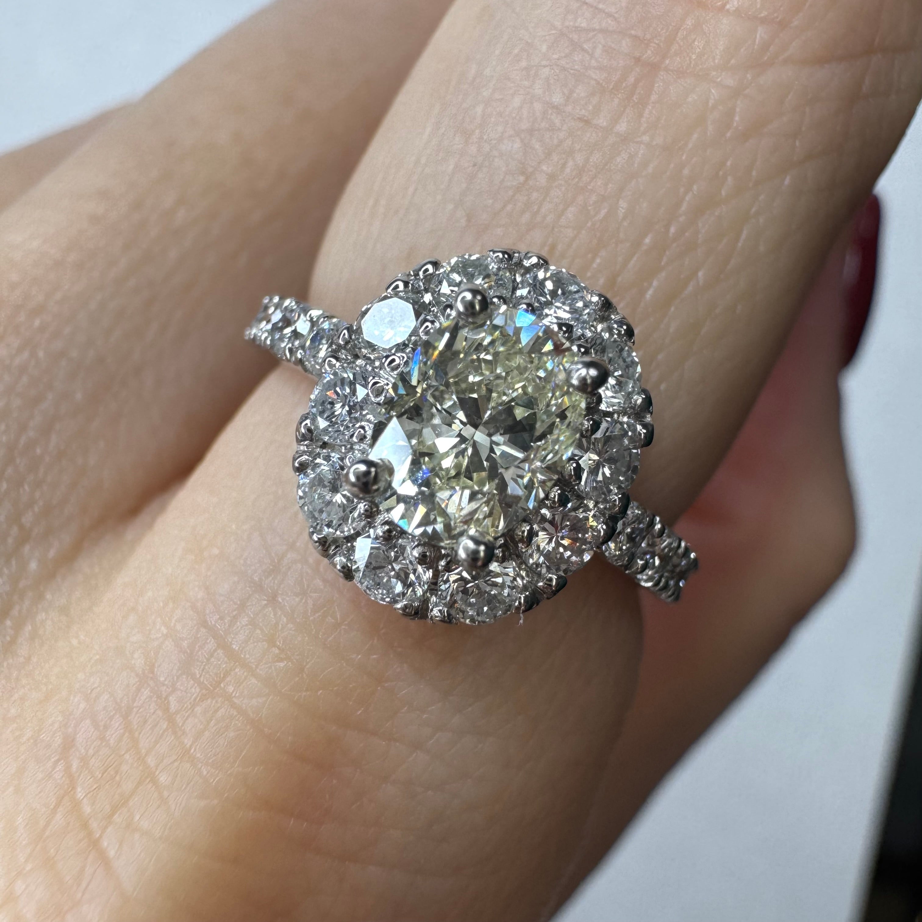 20［一点物］リング ダイヤ 1ct OV PT