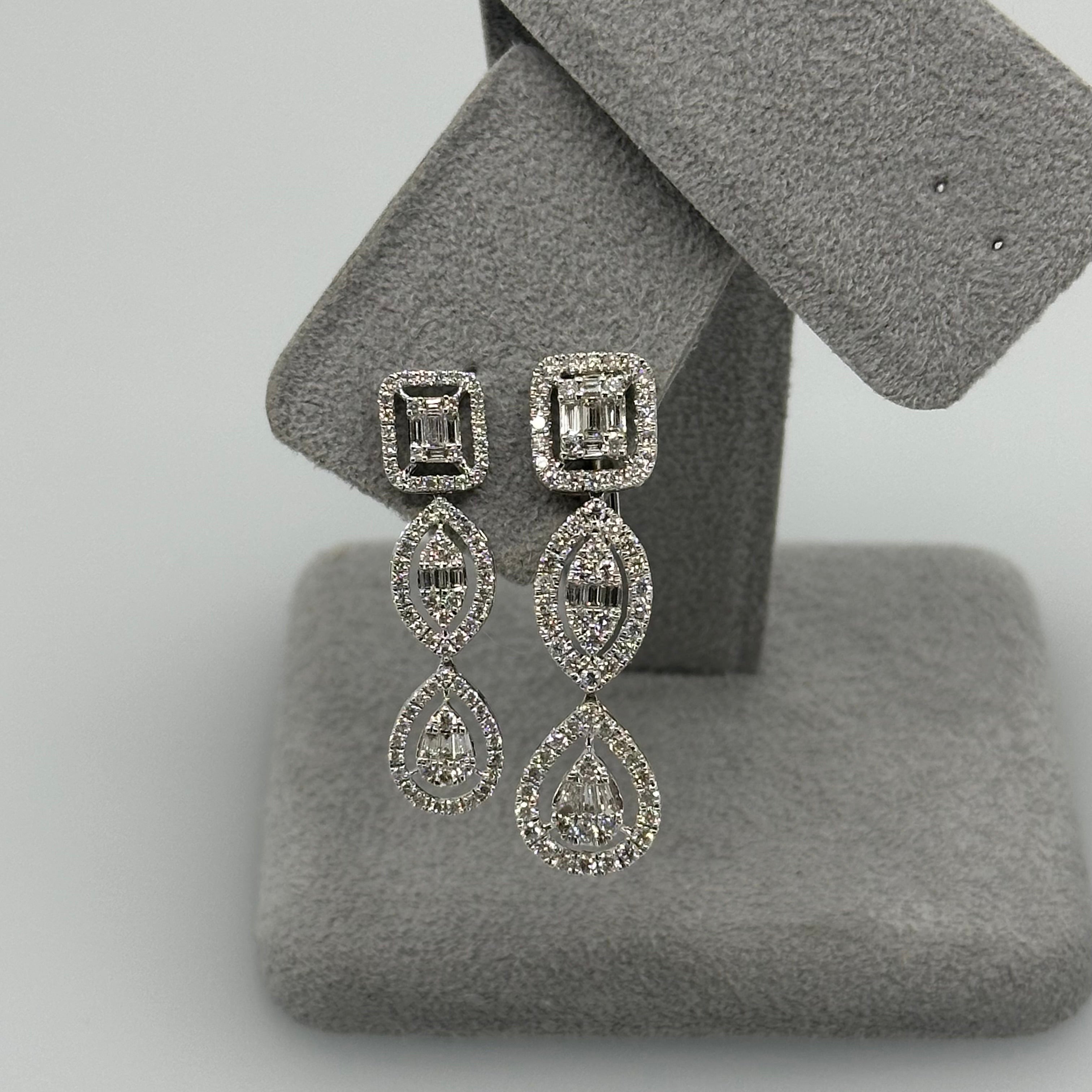 ［白夜のオルガン]ピアス ダイヤ