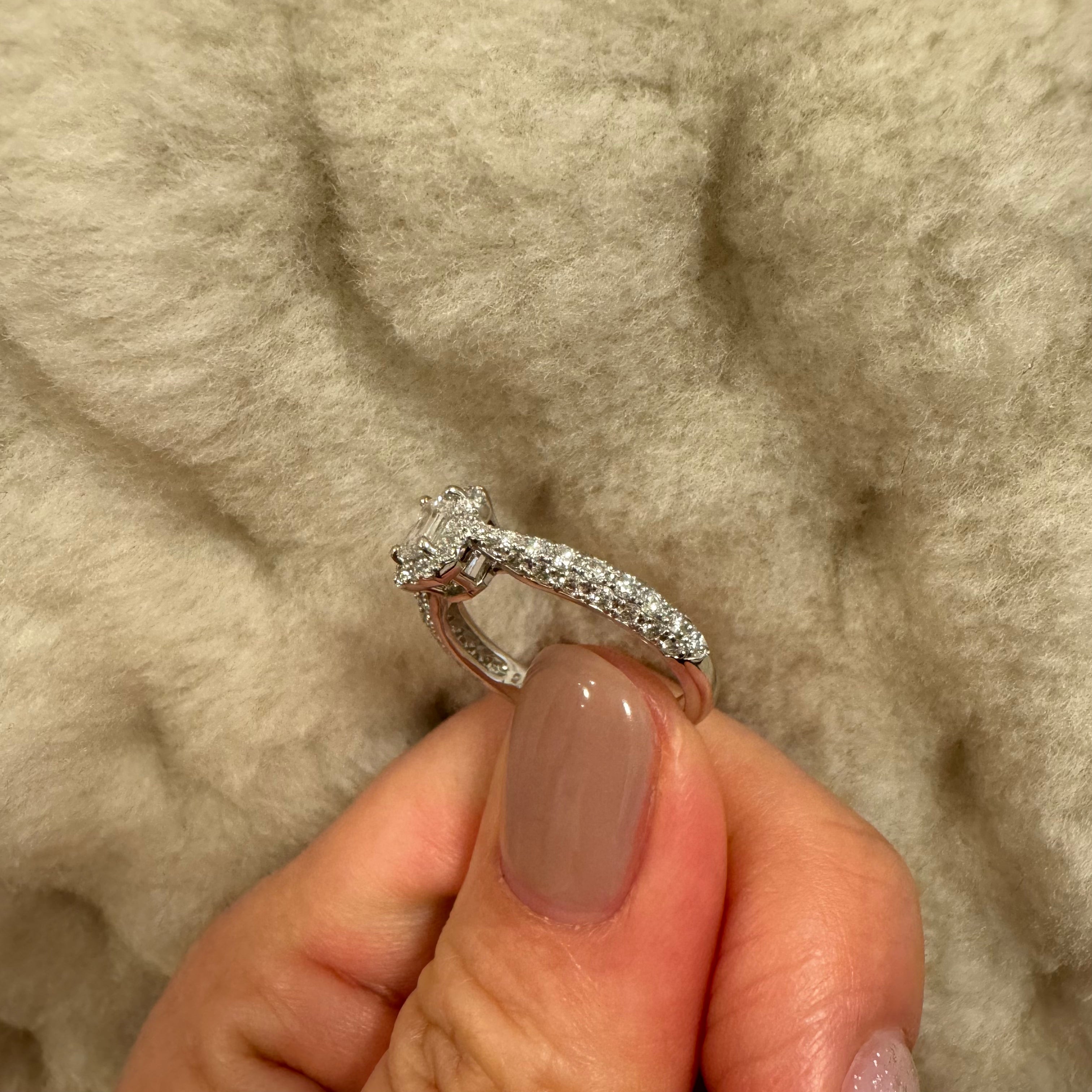 7-パリの小路 中石0.3ct SQ PT リング〜GIA インターナリーフローレス｜AYAKO SAKURAI（櫻井 彩子（サクライ アヤコ））公式通販サイト