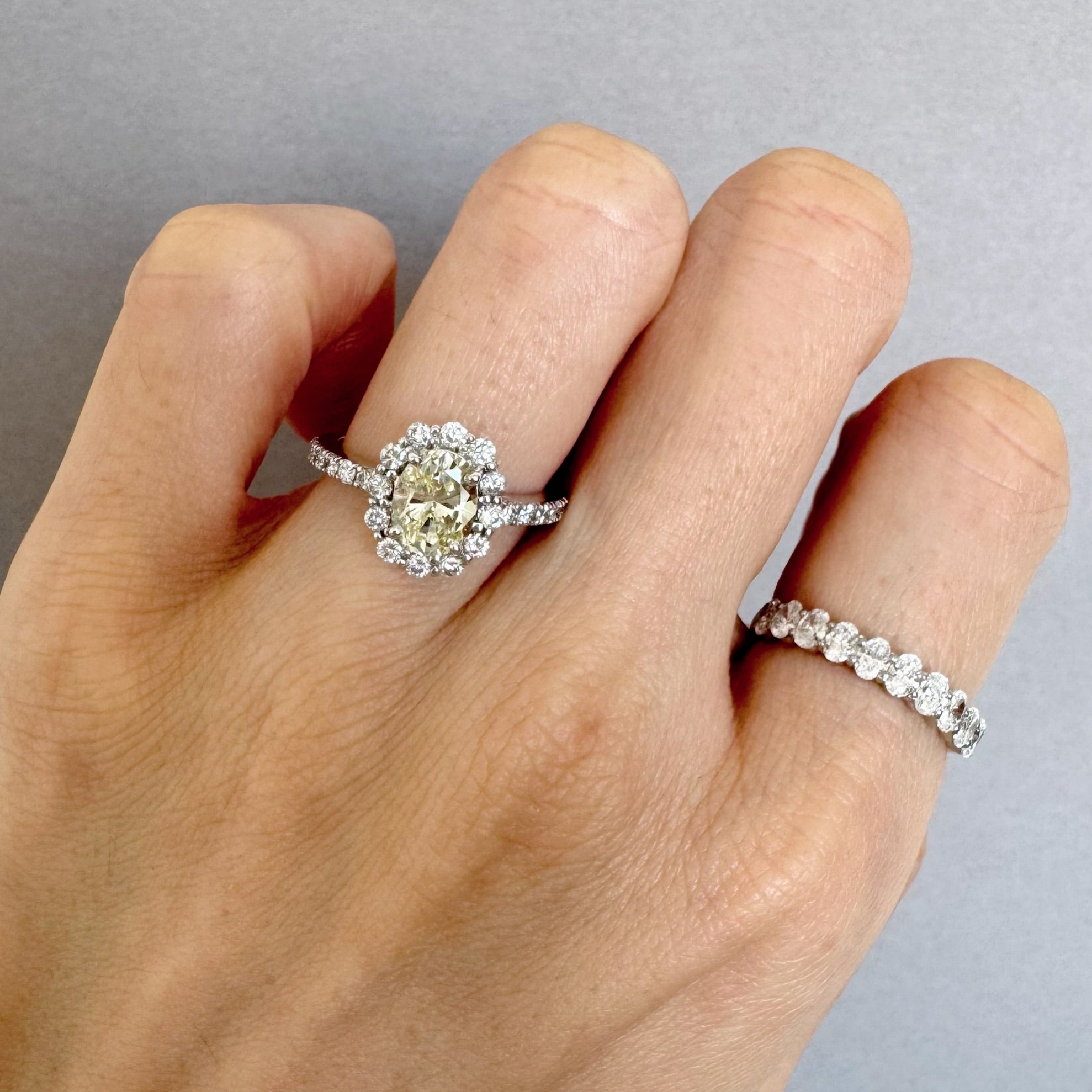 21［一点物］リング ダイヤ 1.1ct OV PT