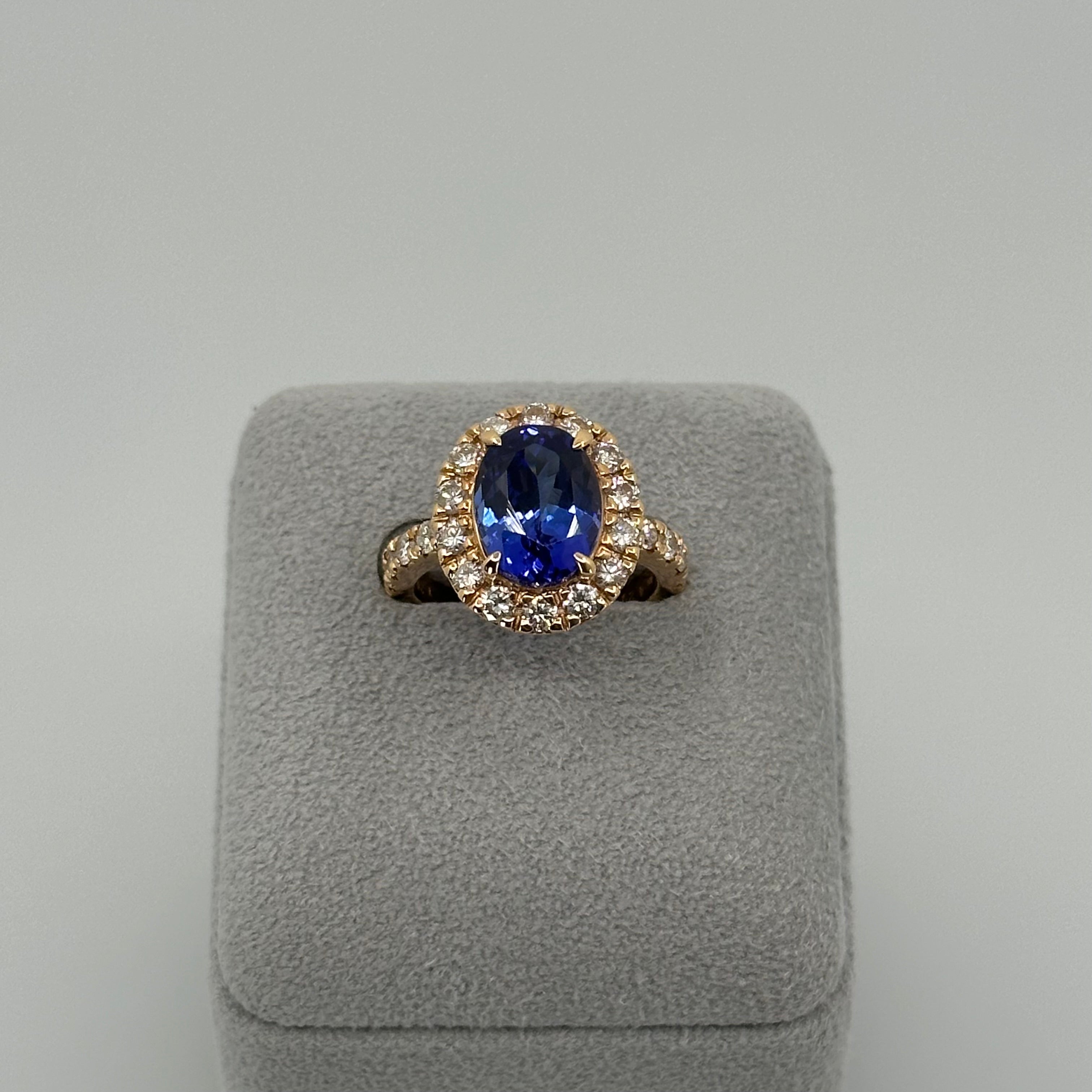 ［一点物］リング  タンザナイト  5ct   YG/PG