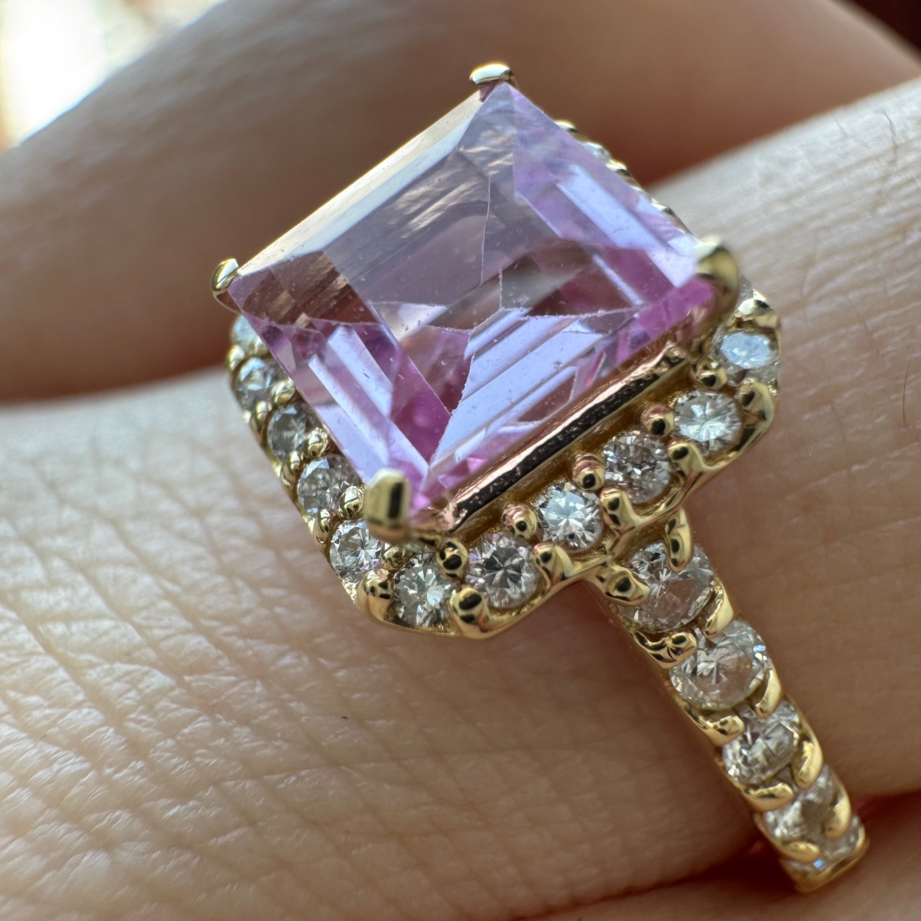 142-綺麗 パパラチアサファイアリング PPS1.4ct前後 SQ K18YG〜NO HEART AIGS｜AYAKO SAKURAI（櫻井 彩子（サクライ アヤコ））公式通販サイト