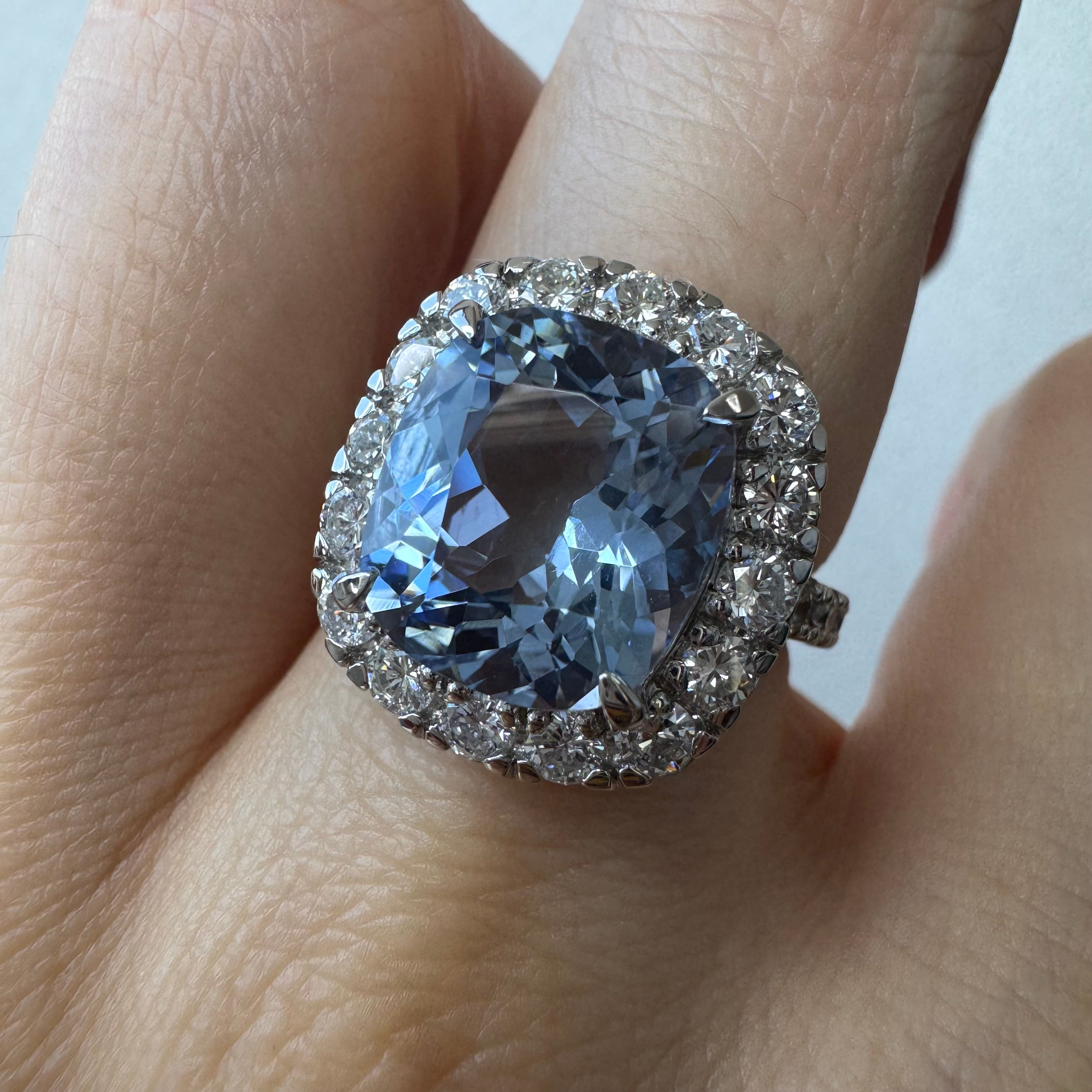 174［一点物］リング ベリル 5.7ct SQ PT