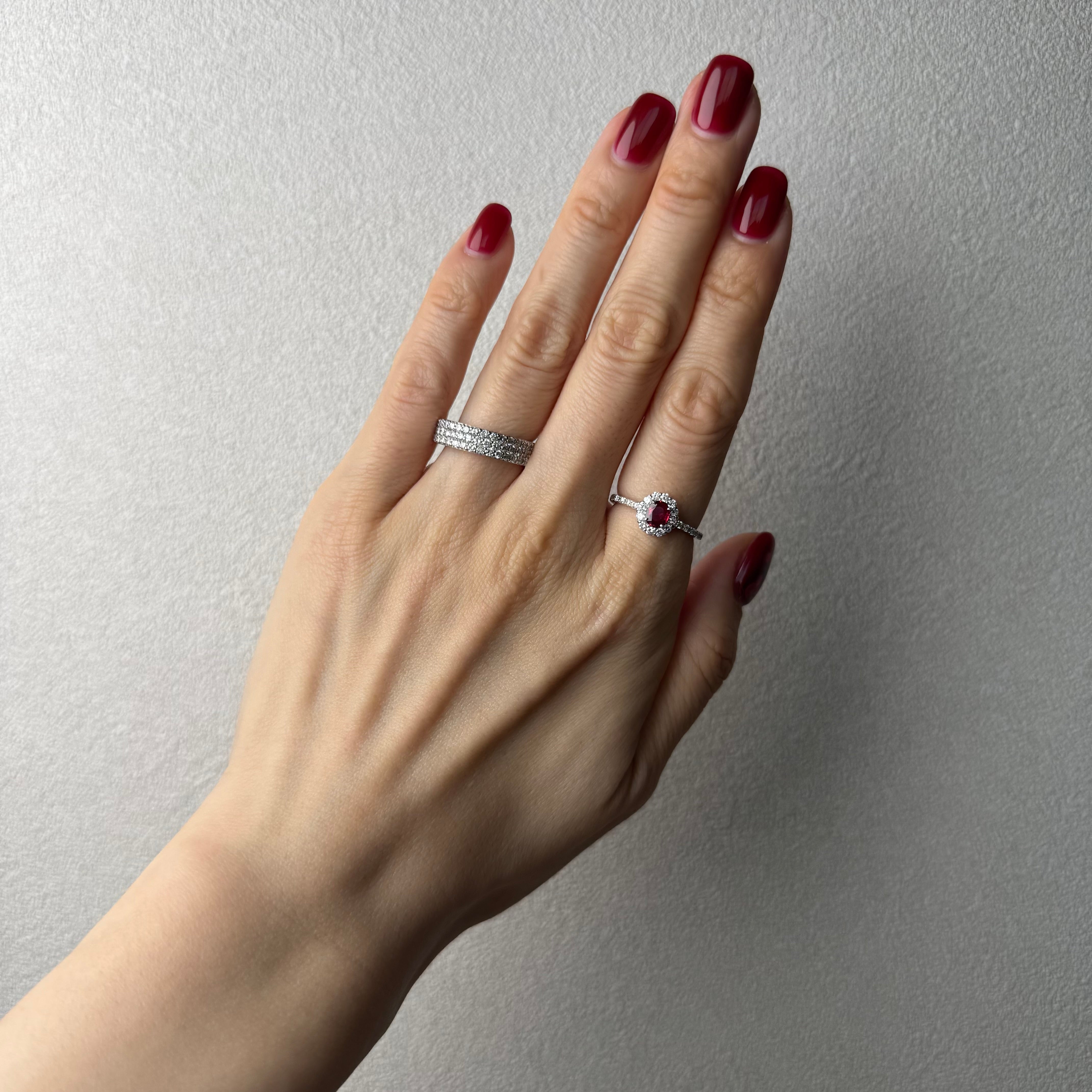 83［一点物］リング ルビー 0.4ct前後 OV PT