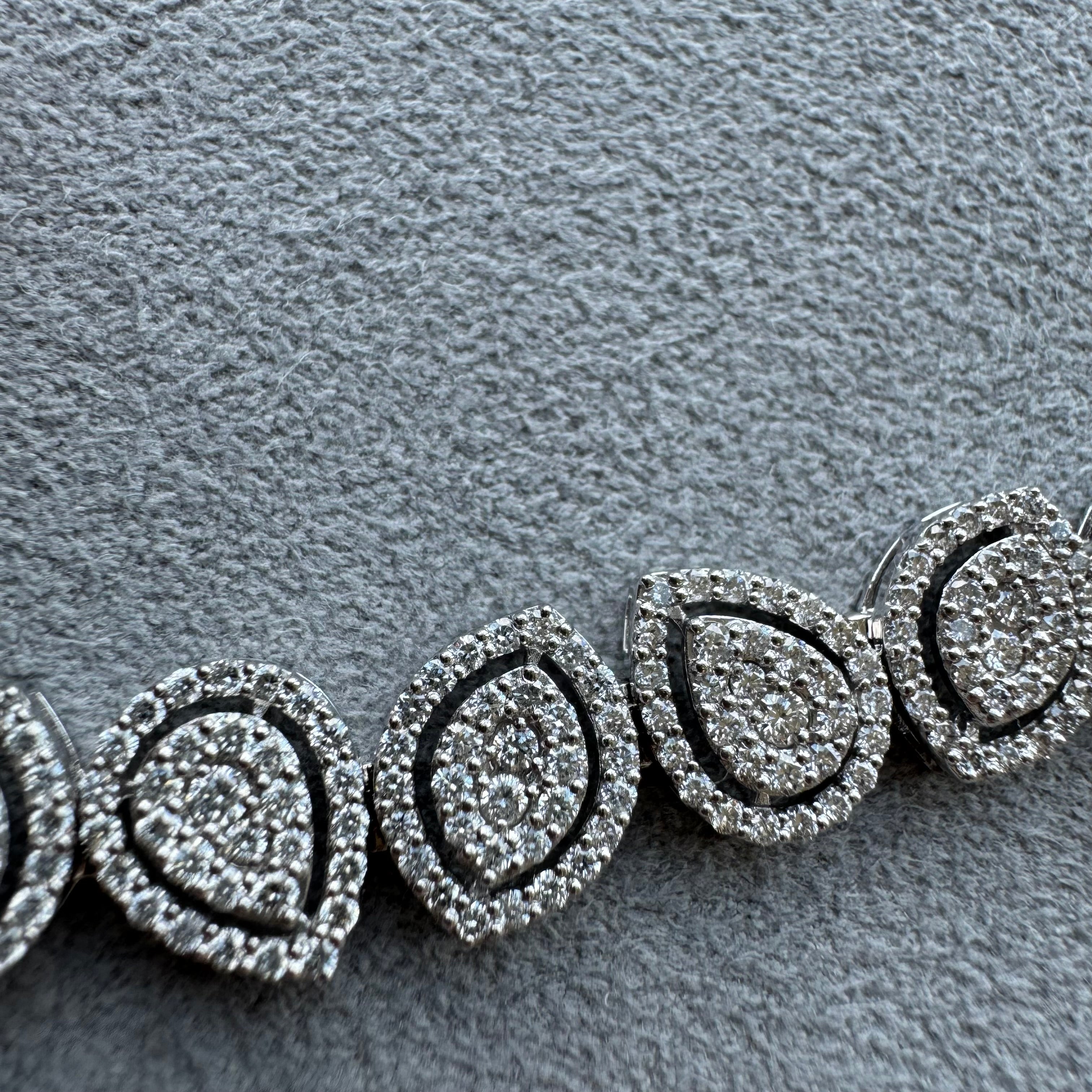 ②ダイヤ 4.5ct前後 変形 ブレスレット〜地金選択可｜AYAKO SAKURAI（櫻井 彩子（サクライ アヤコ））公式通販サイト