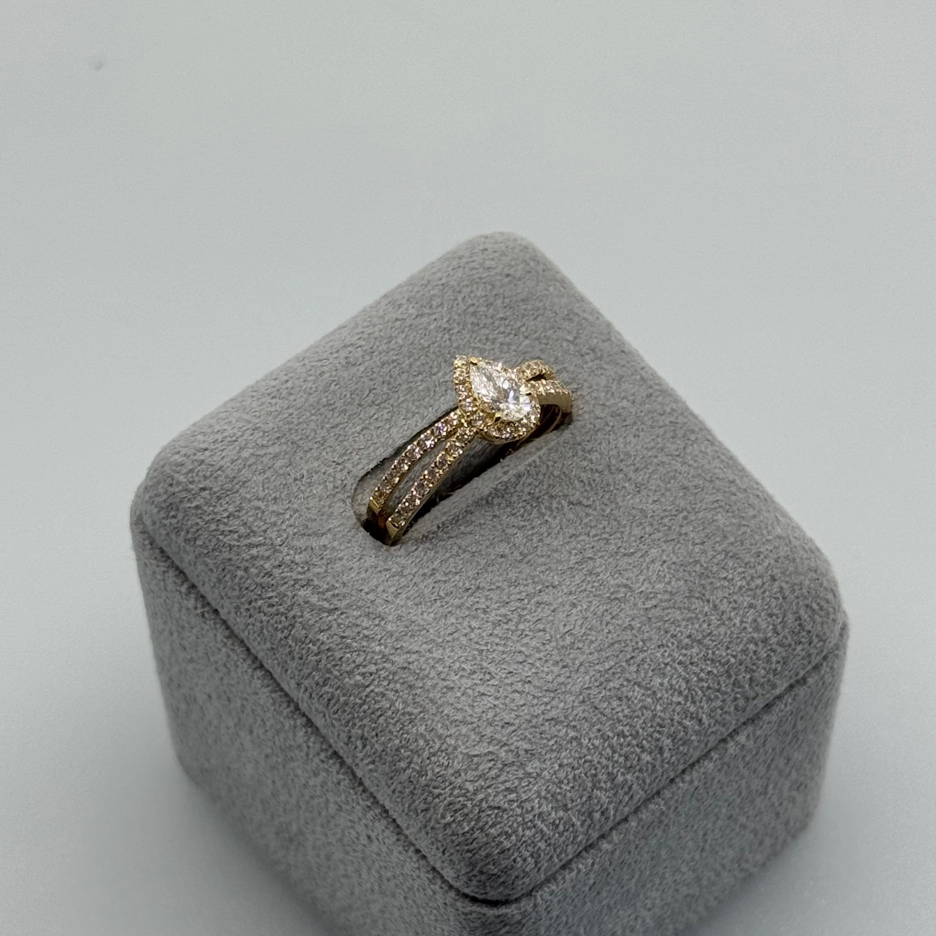 32［一点物］リング ダイヤ 0.3ct PS PT