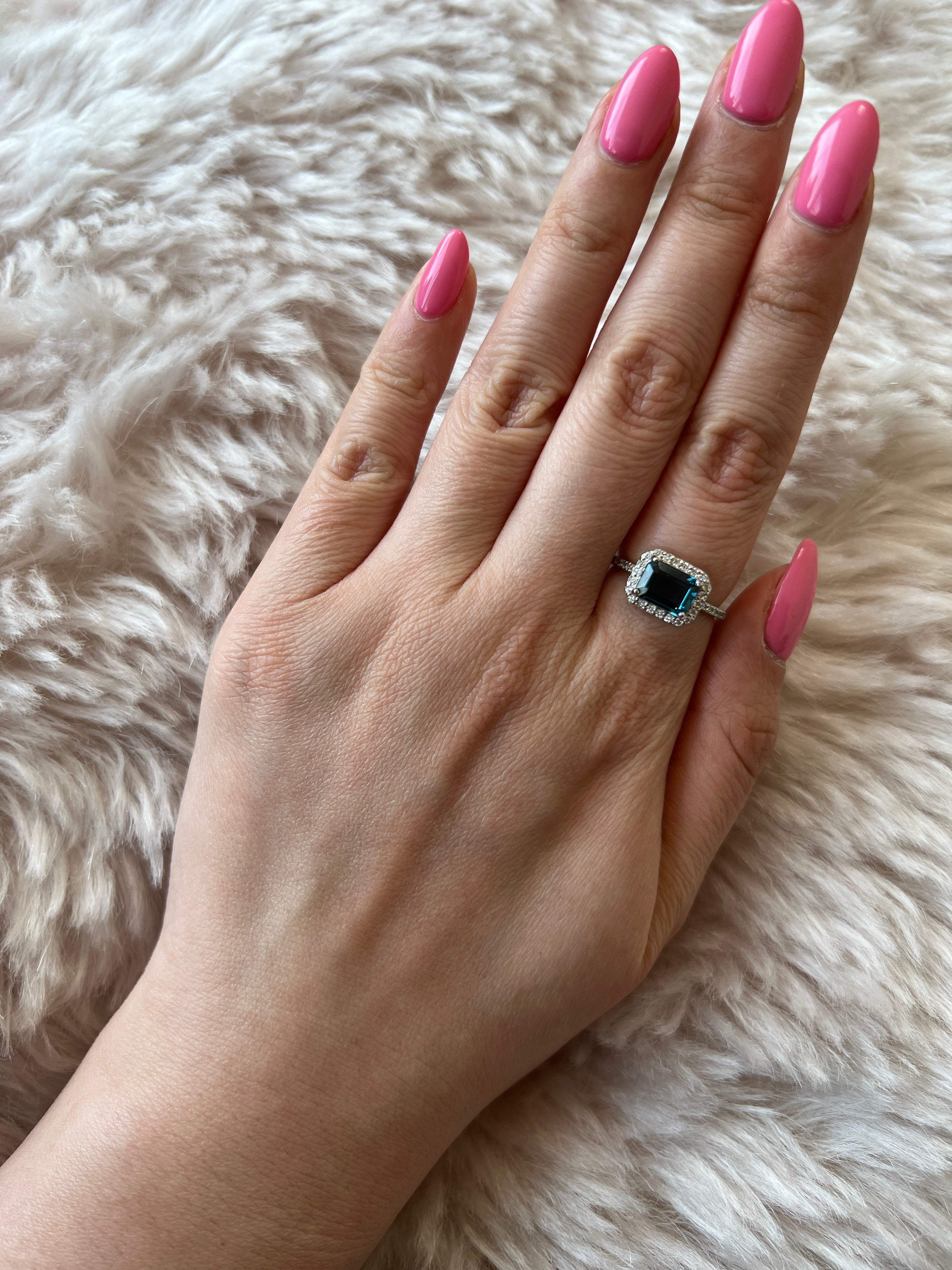 ［ベイビーマドンナ］リング ペリドット/ロンドンブルートパーズ