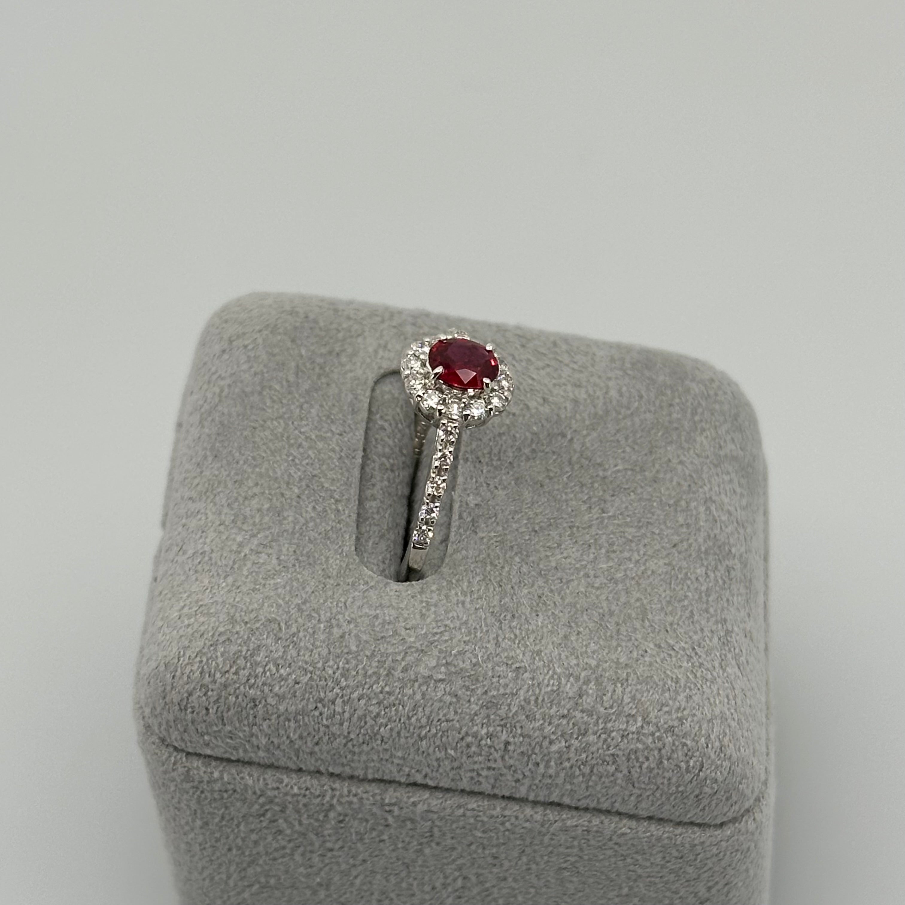 83［一点物］リング ルビー 0.4ct前後 OV PT