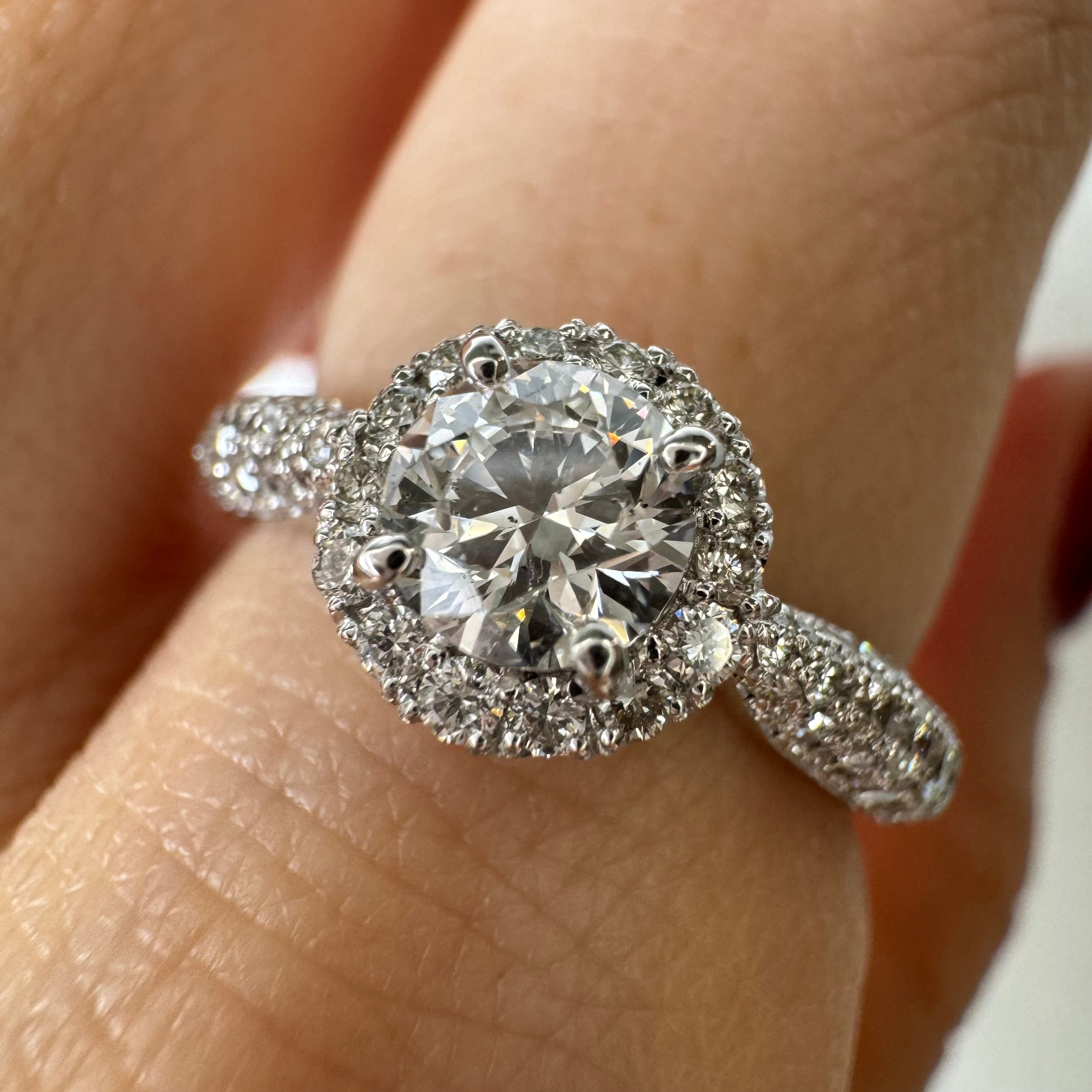 3［一点物/パリの小路］リング ダイヤ0.5ct前後 RO K18YG/PT