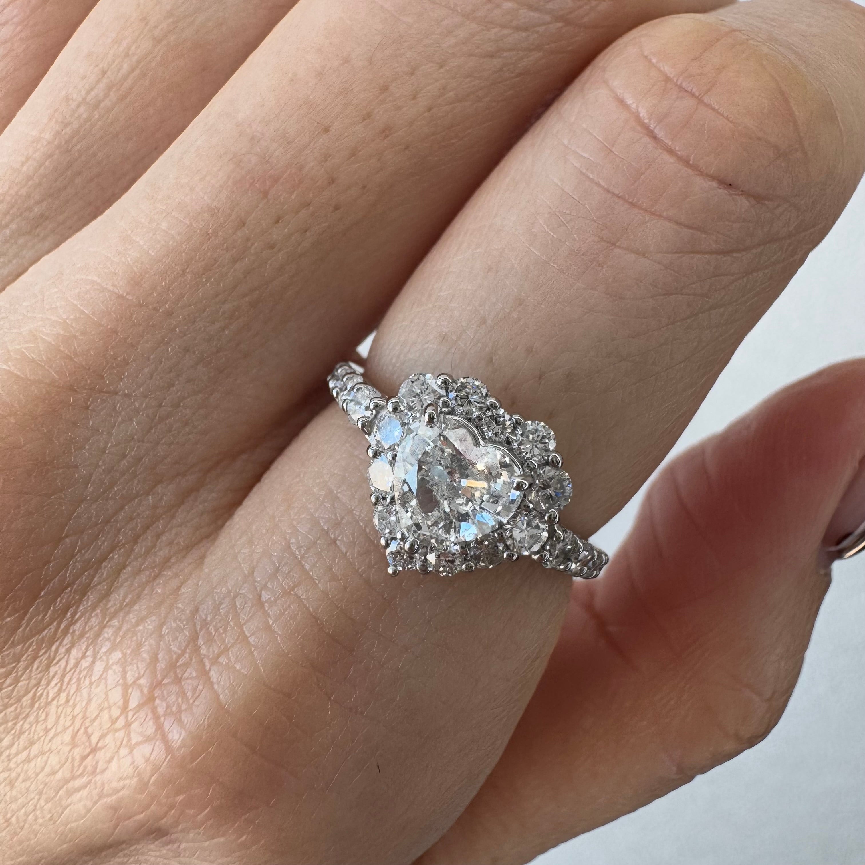 9［一点物］リング ダイヤ 0.7ct HS PT