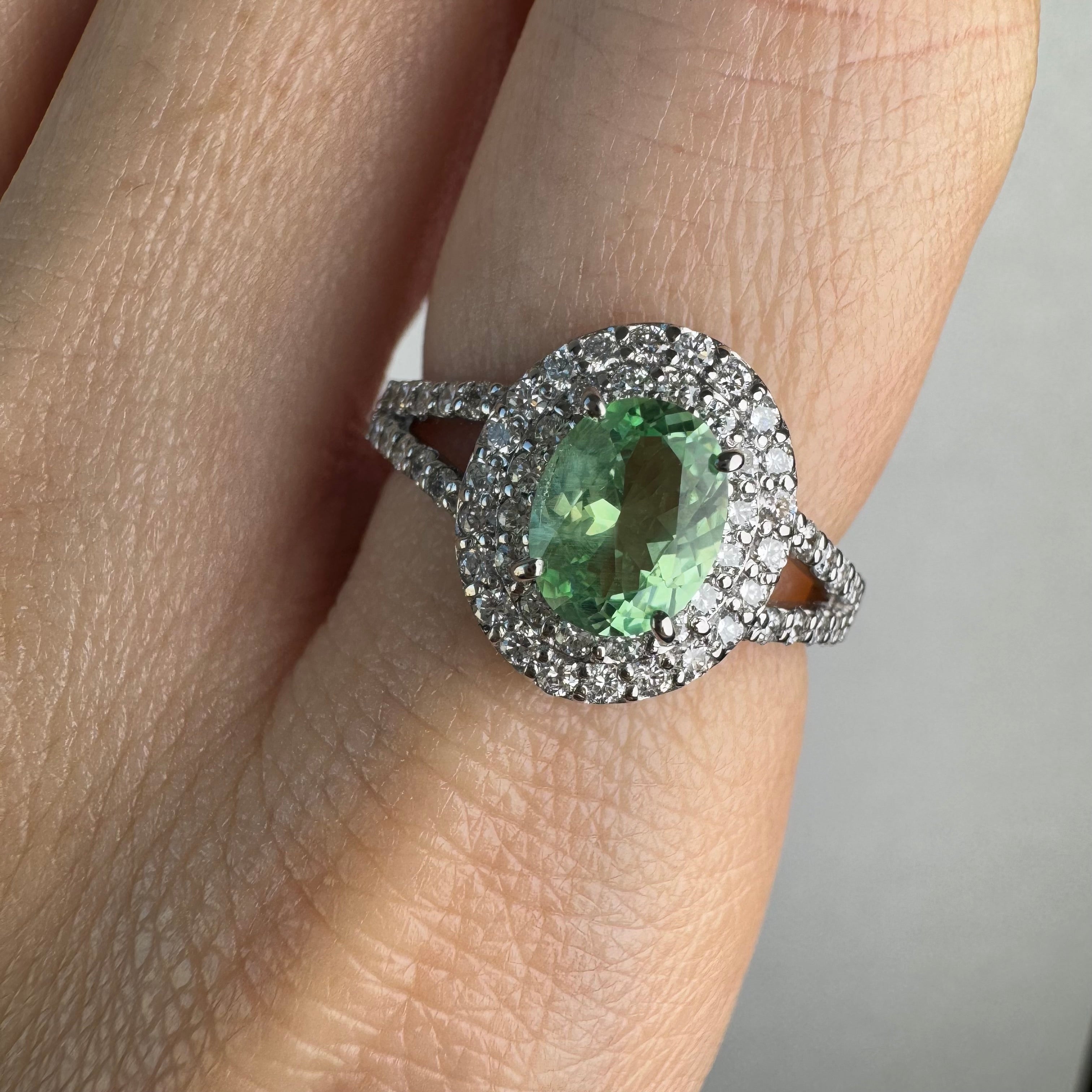 79［一点物/メローネ］リング コーネルピン 0.9ct OV PT