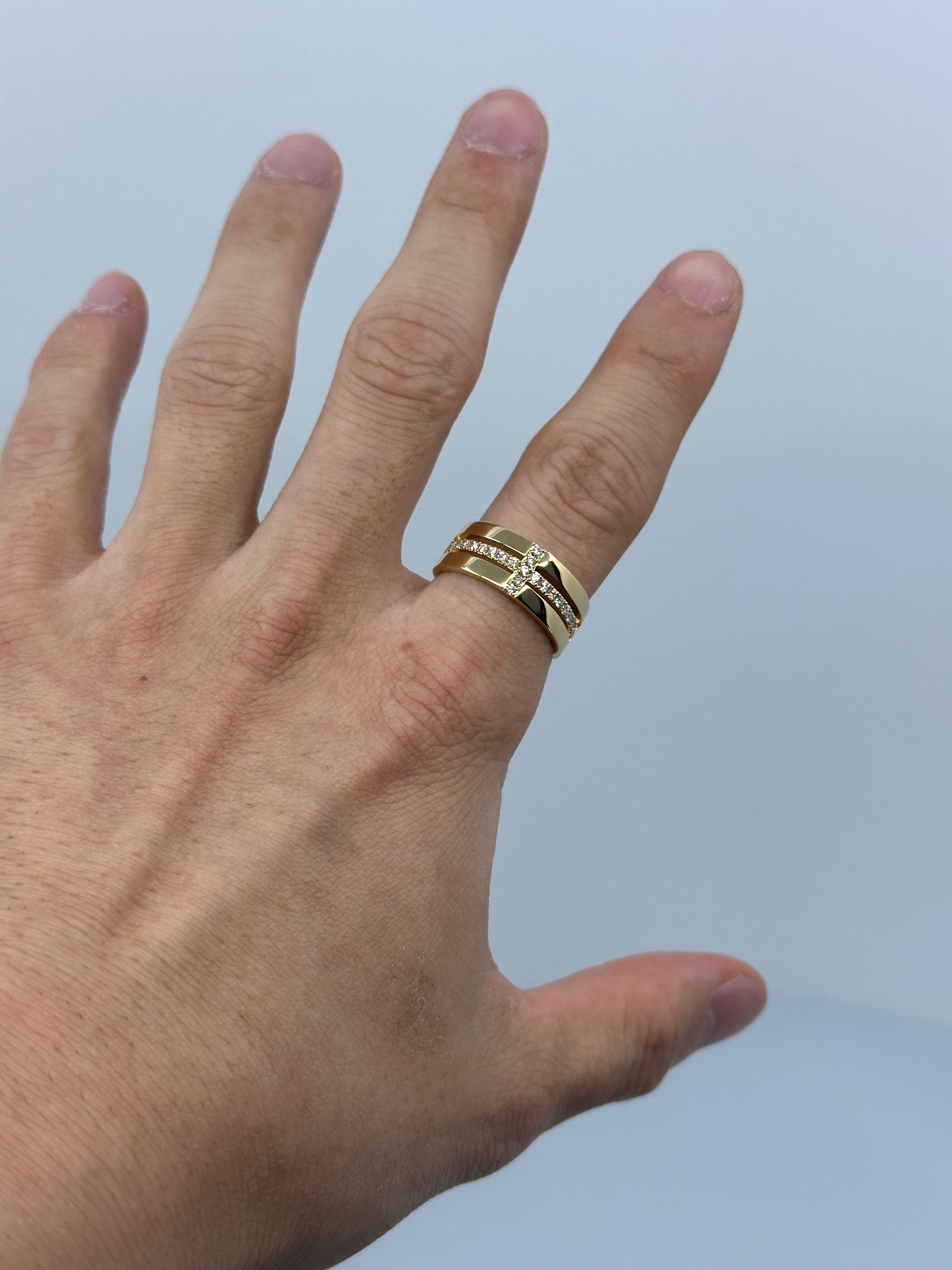 ［スクランブル/MEN'S］リング ダイヤ