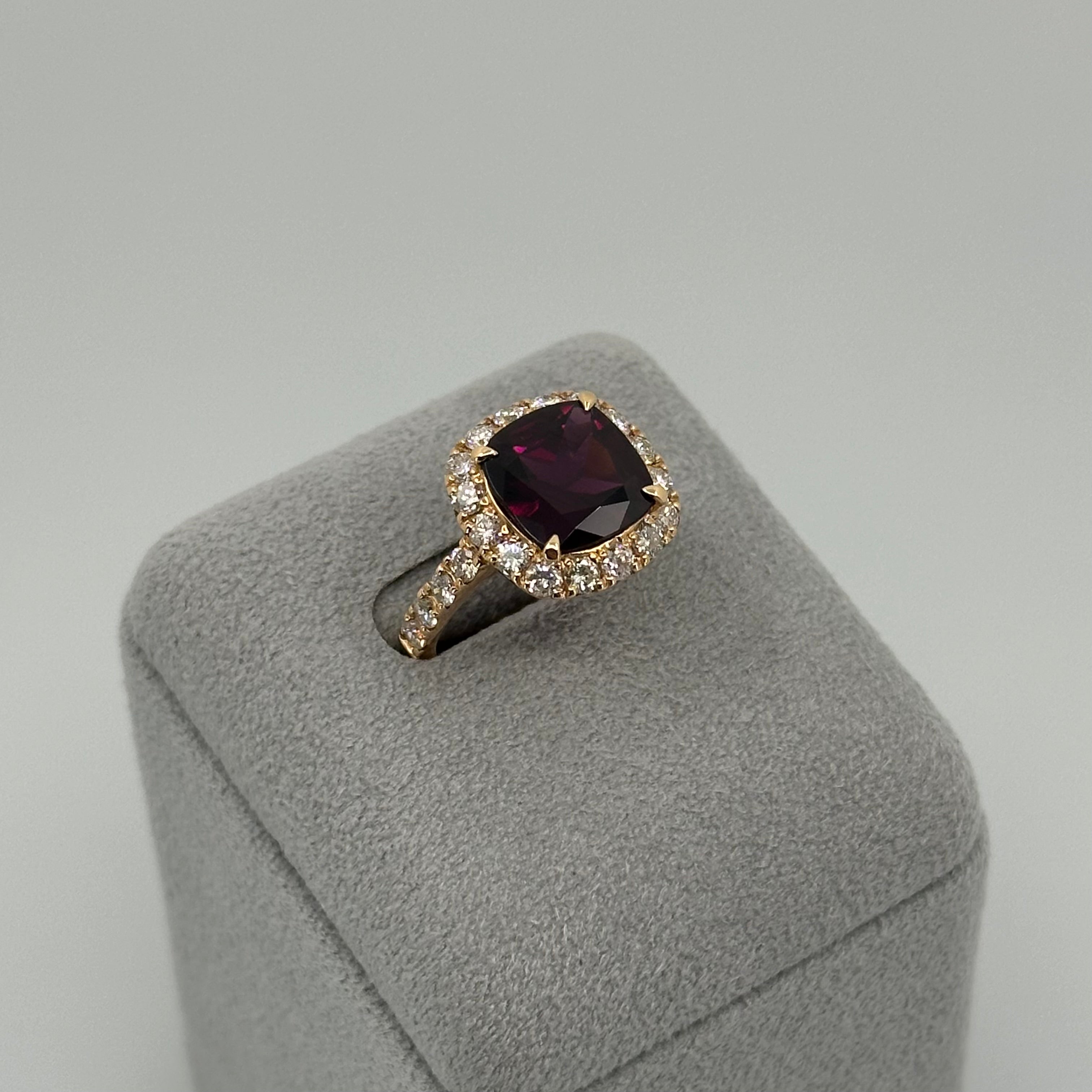 ［一点物］リング  ガーネット  4.2ct   PG