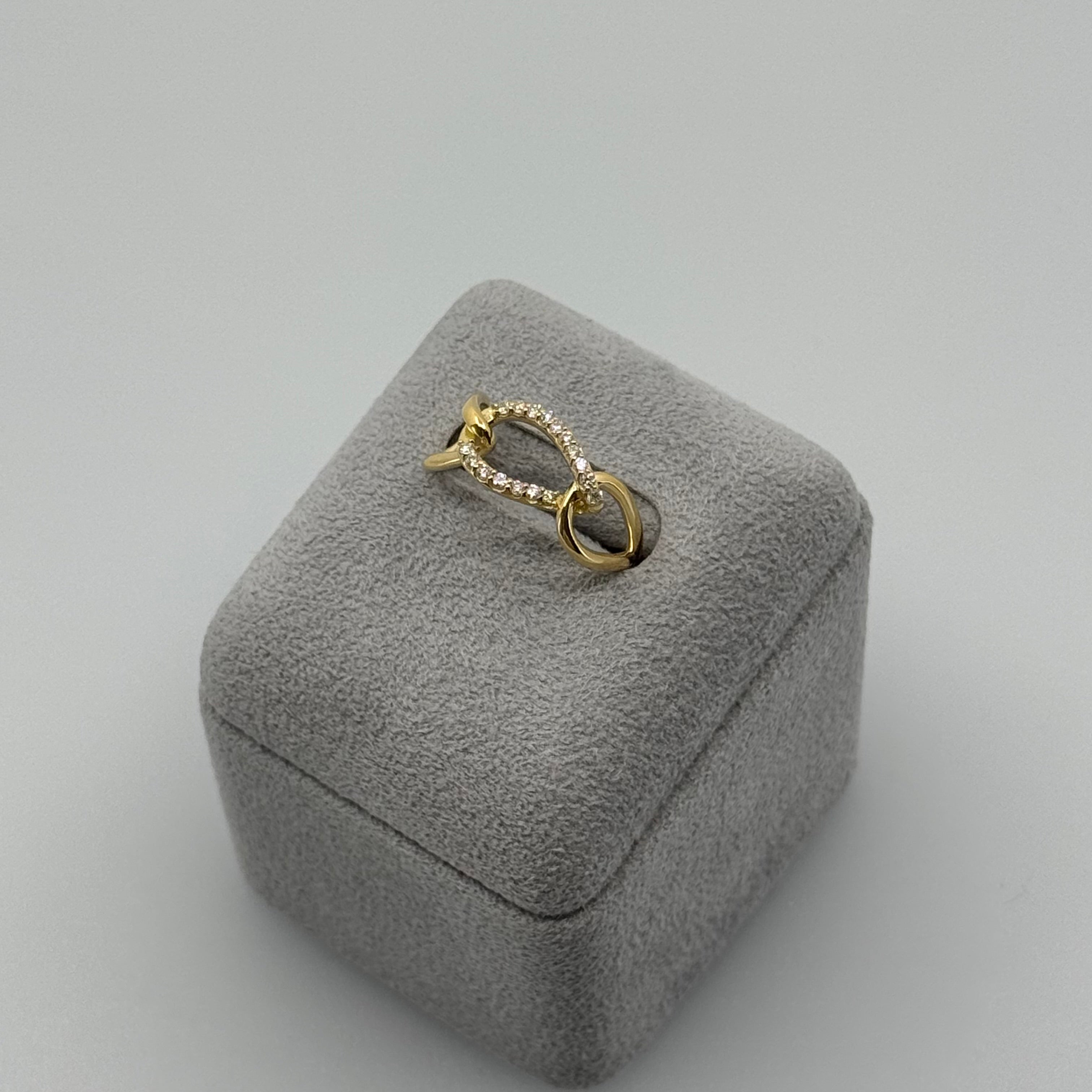 ［パズル］ ダイヤ リング 0.15ct