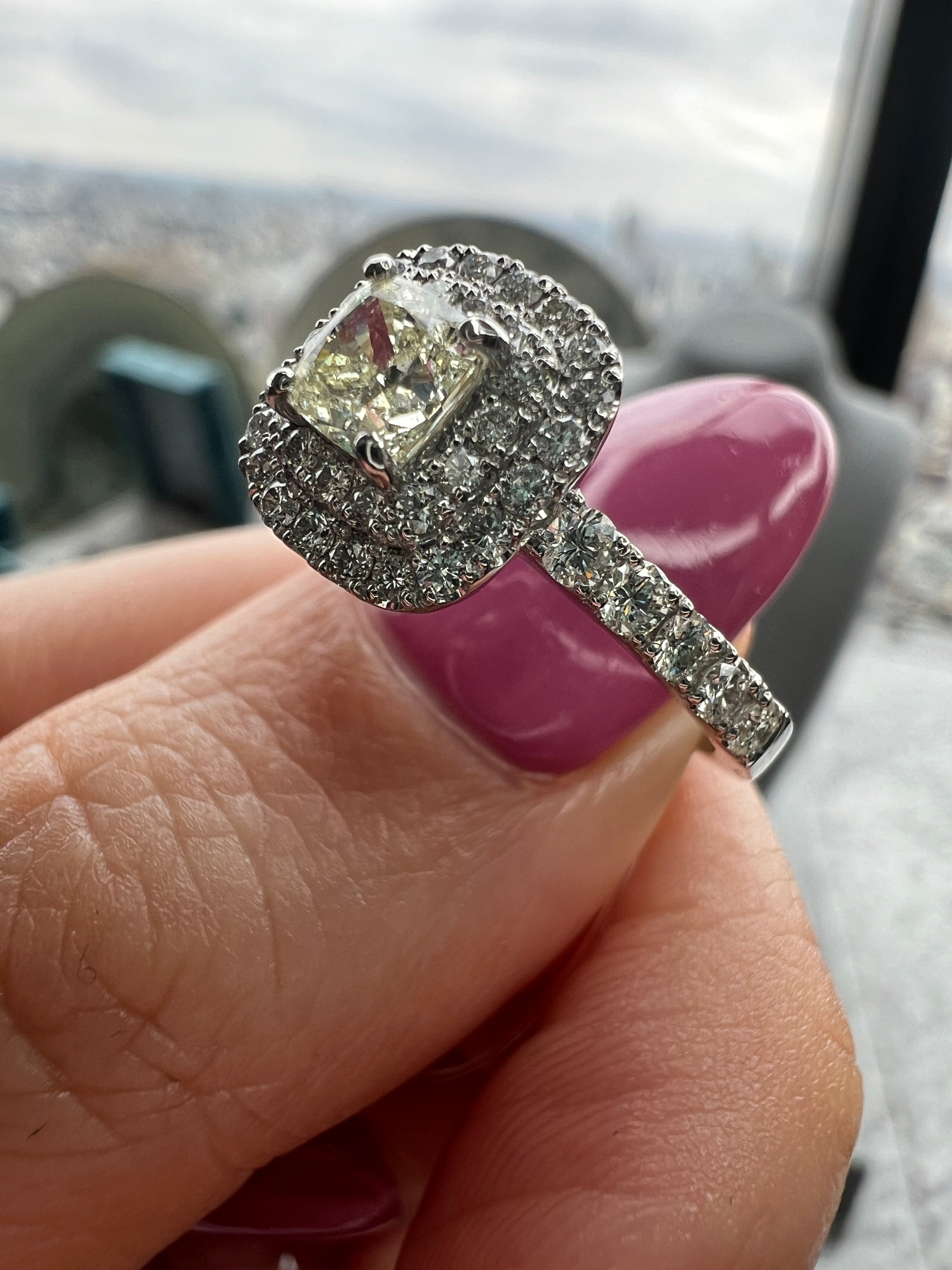 ［一点物/アドラーブル］リング ダイヤ 中石0.5ct SQ K18YG 〜IF WtoX GIA(紅葉祭前に外商で完売)