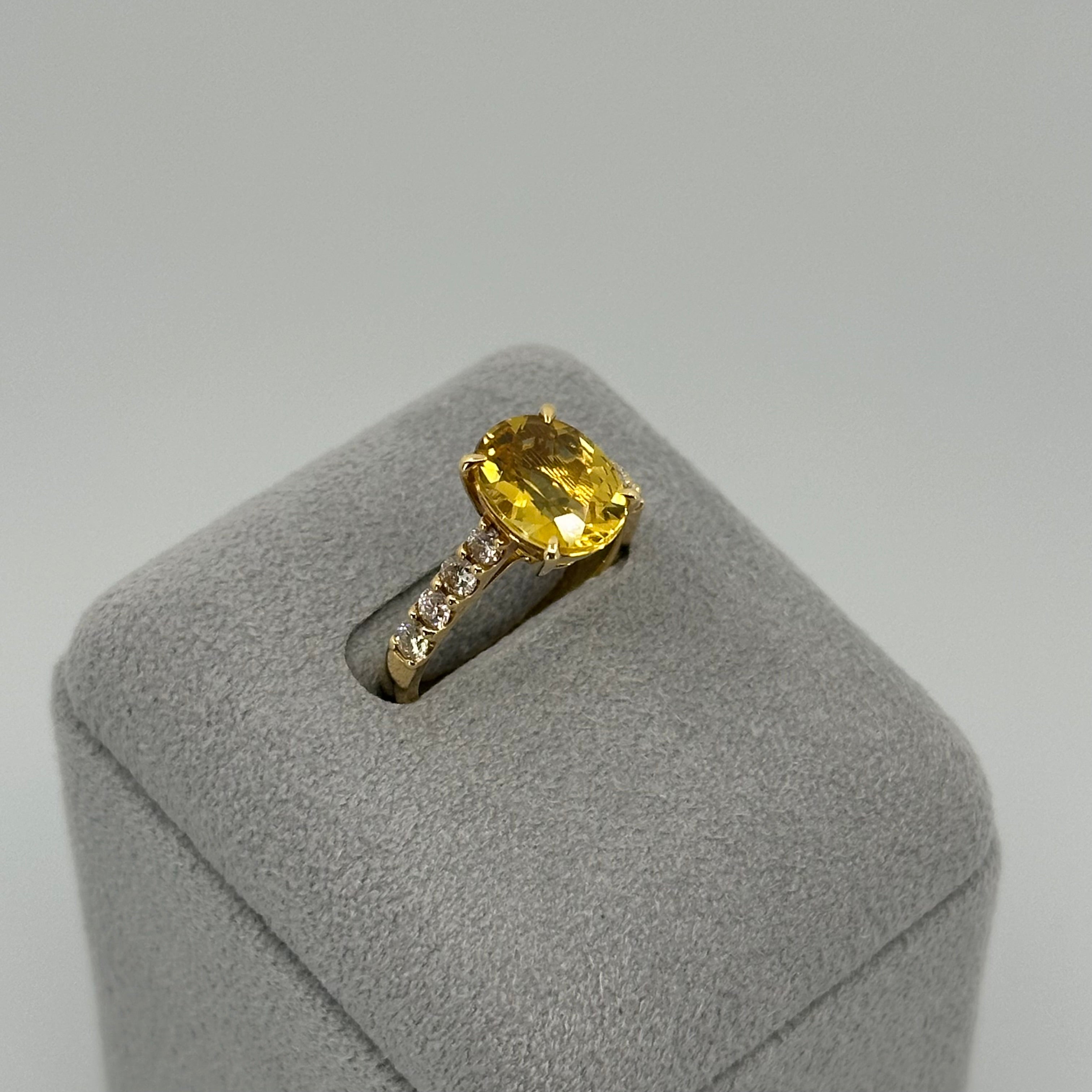 ［一点物］リング  イエローベリル  2.3ct   YG/PT