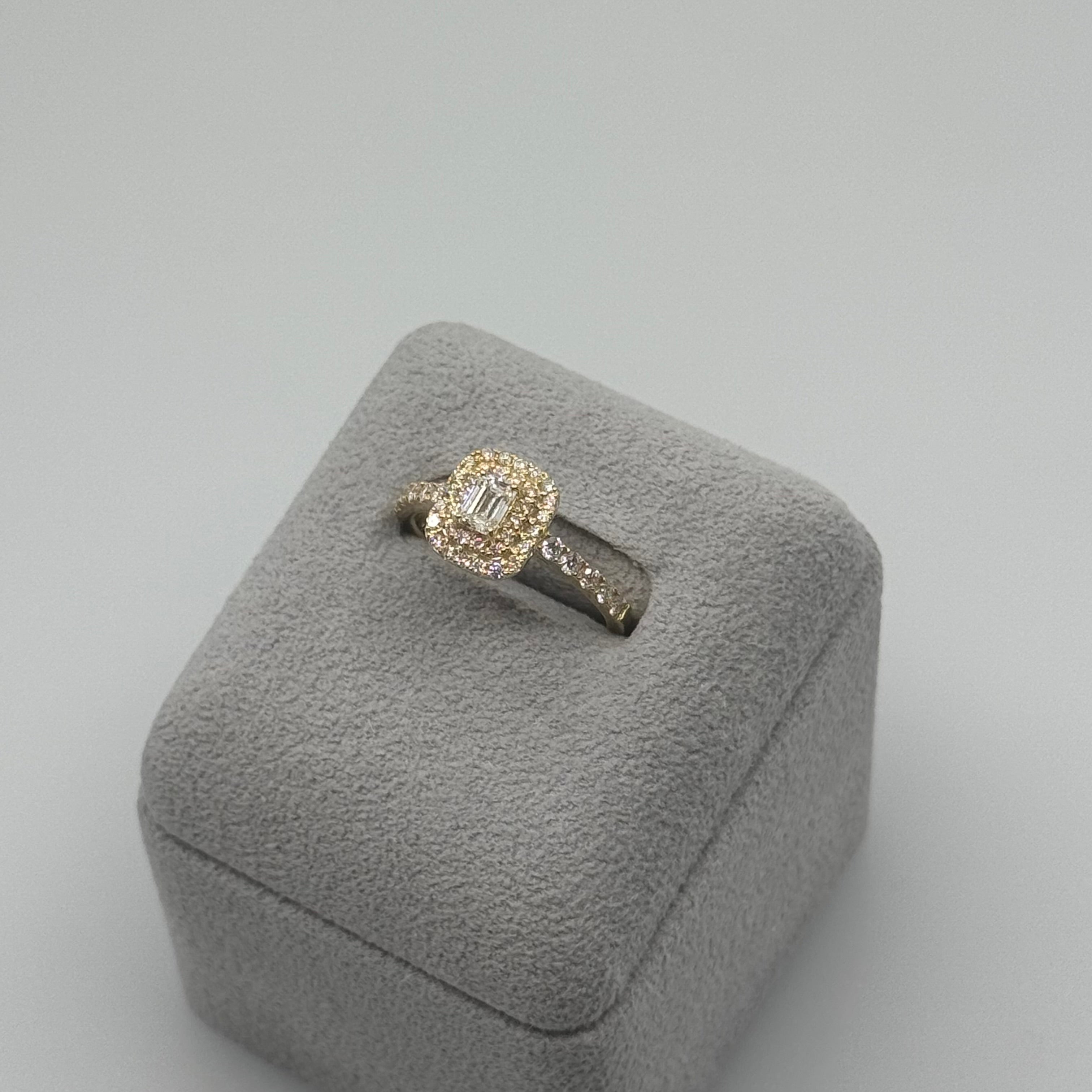 ［一点物/アドラーブル］リング ダイヤ 0.3ct SQ K18YG