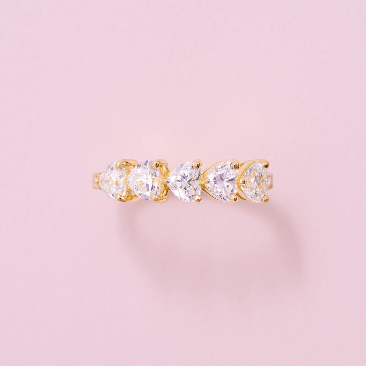 アメリ0.3each×5pc］ ダイヤモンドハーフエタニティリング – AYAKO 
