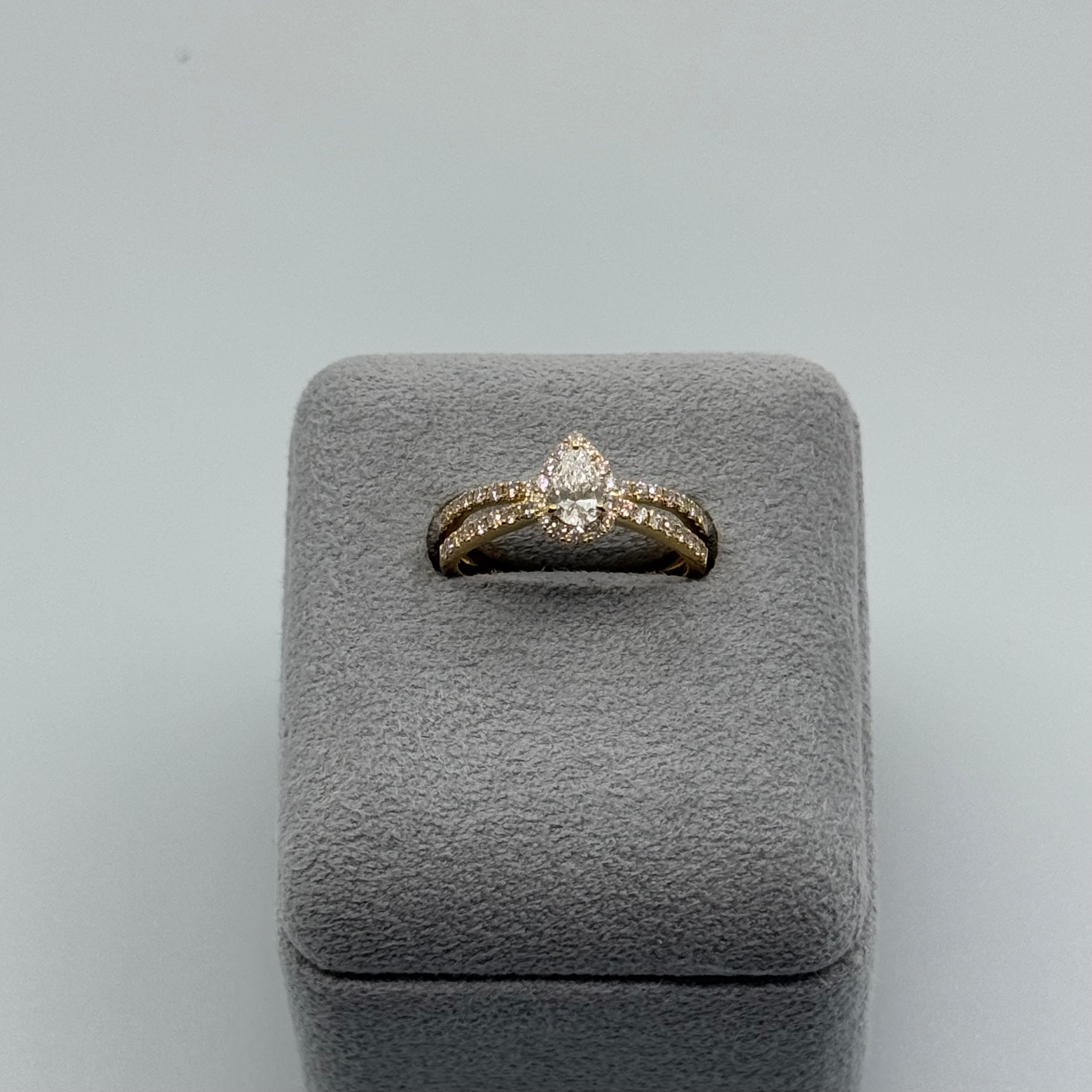 32［一点物］リング ダイヤ 0.3ct PS PT