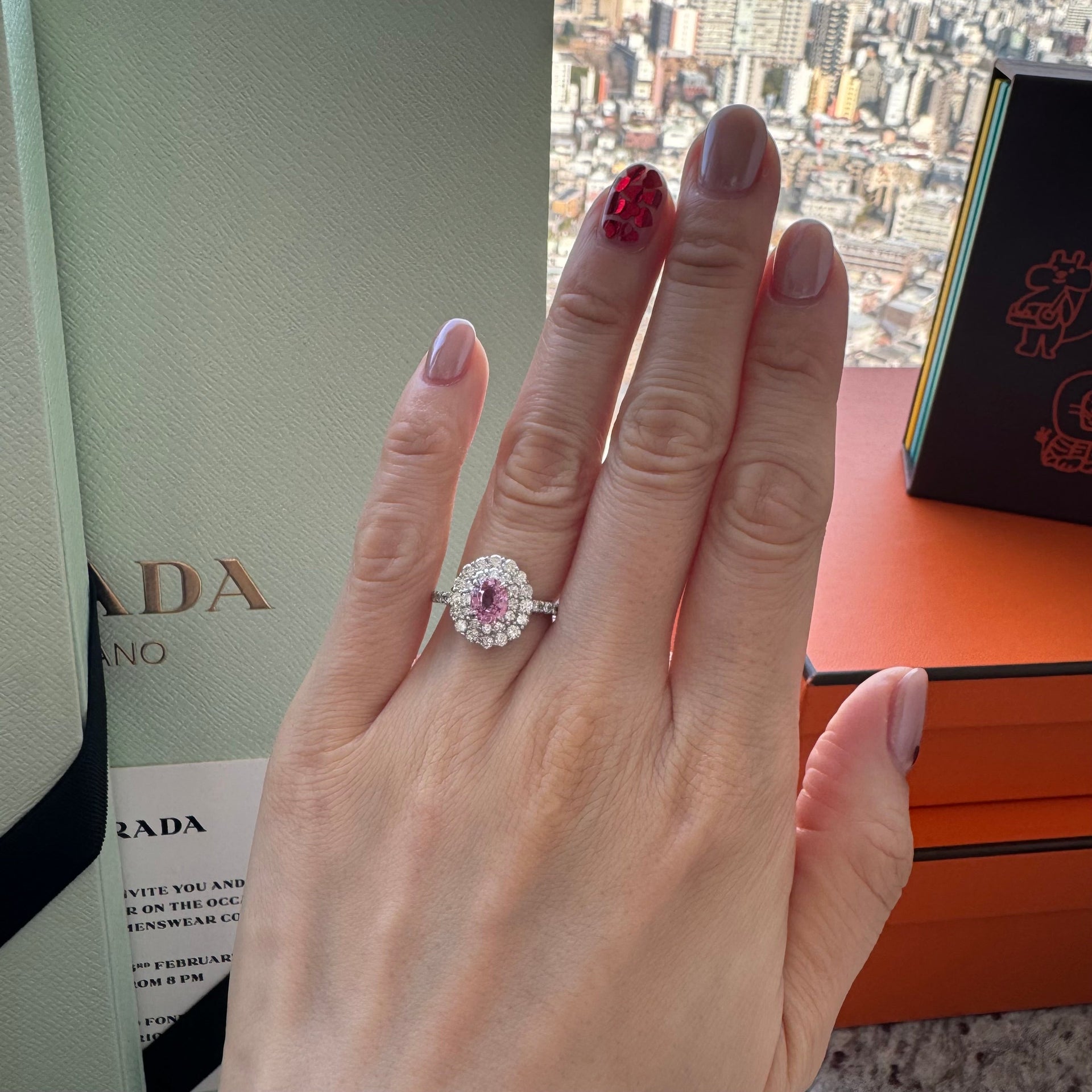 綺麗 希少 パパラチアサファイアリング SA1.1ct前後 OV PT〜 – AYAKO  