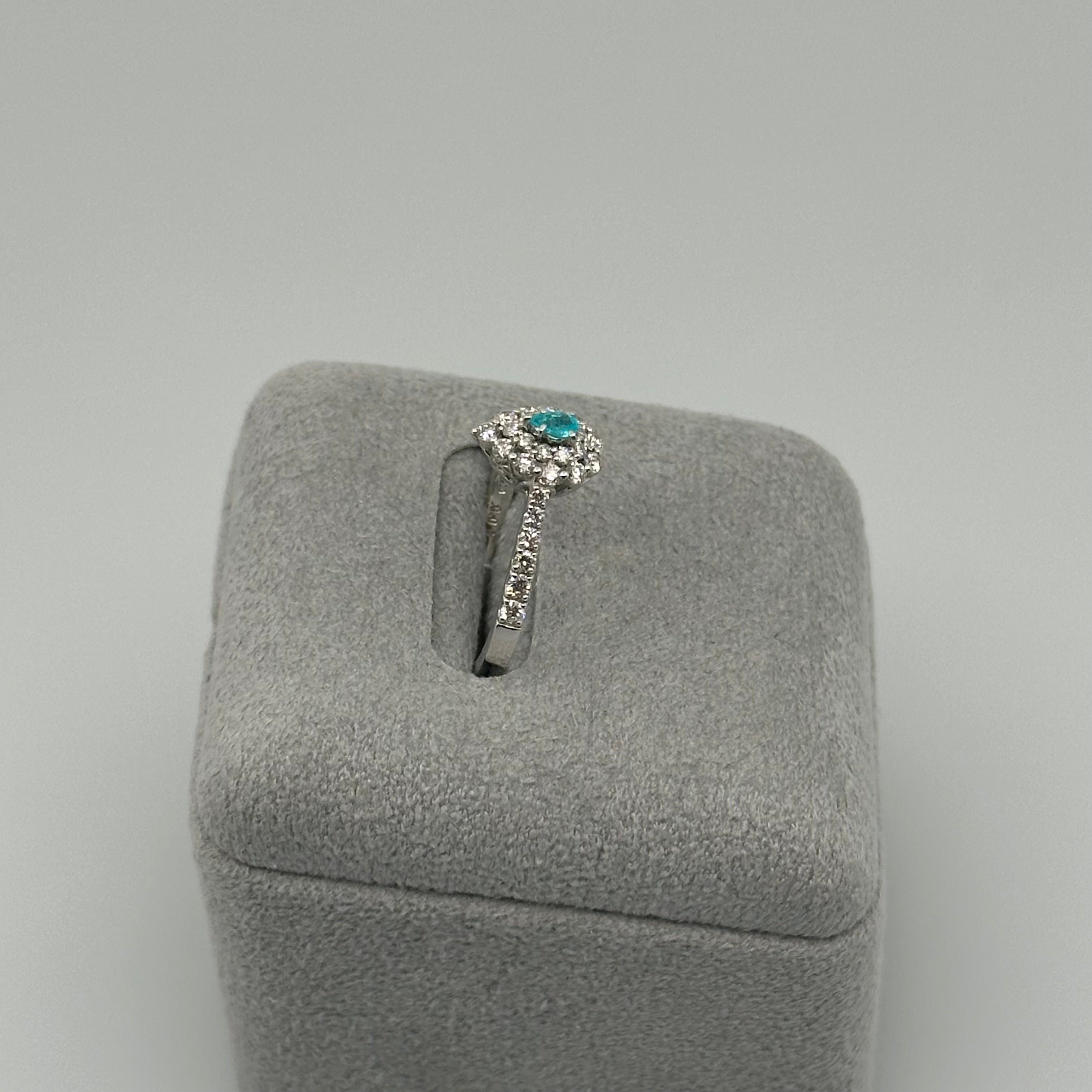 185［一点物］リング パライバトルマリン0.06ct PS