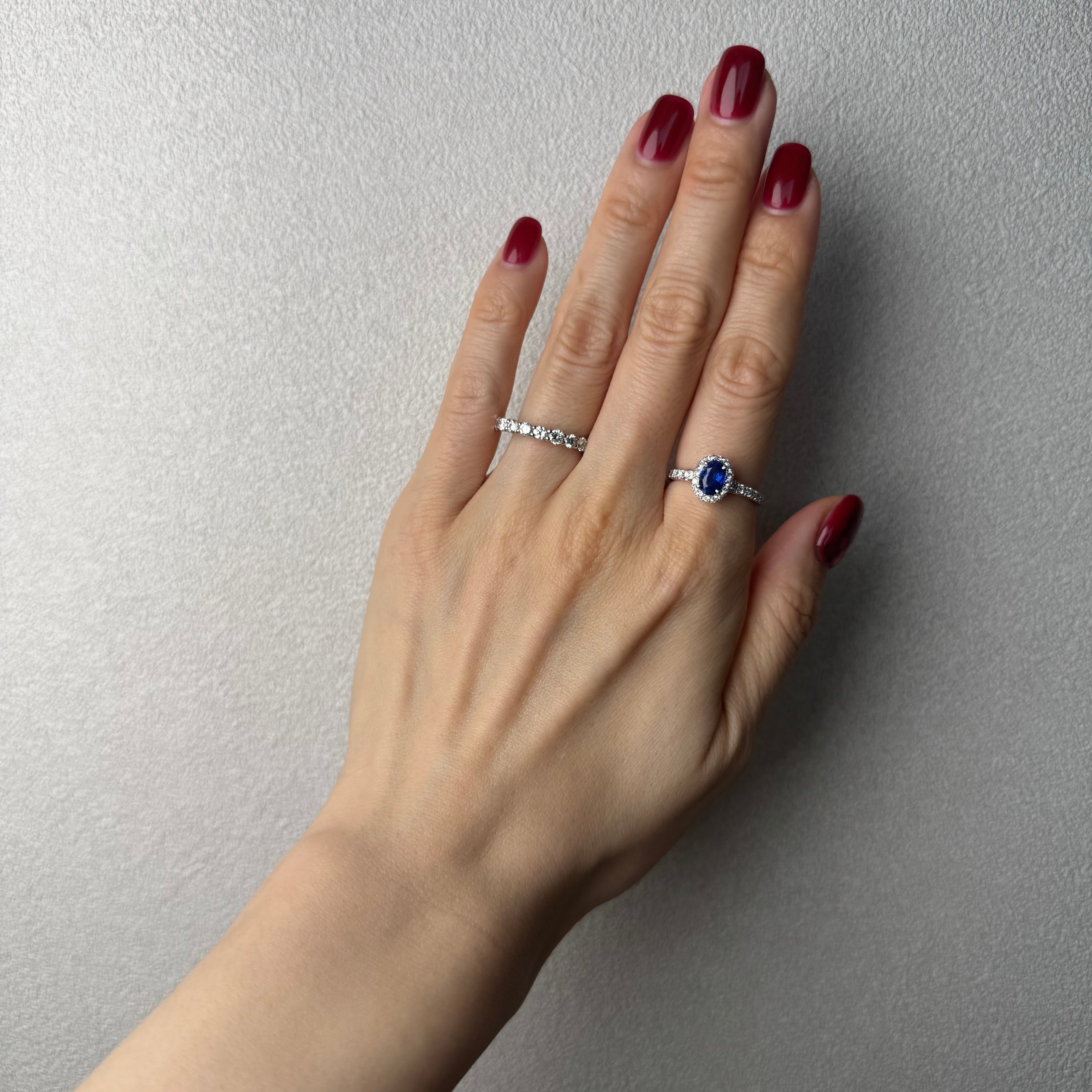 110［一点物］リング ブルーサファイア 0.9ct前後 OV PT