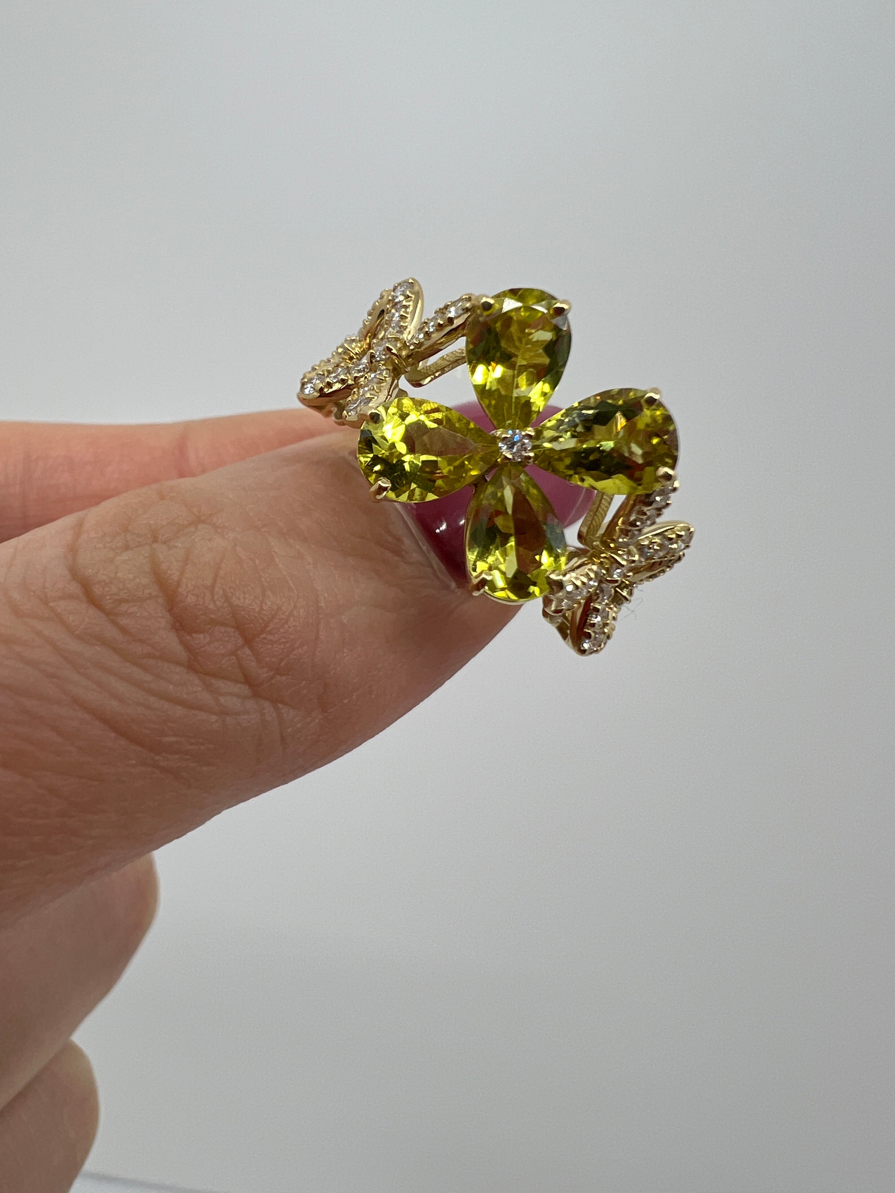 ［クロシェ］リング カナリートルマリン 2ct PS