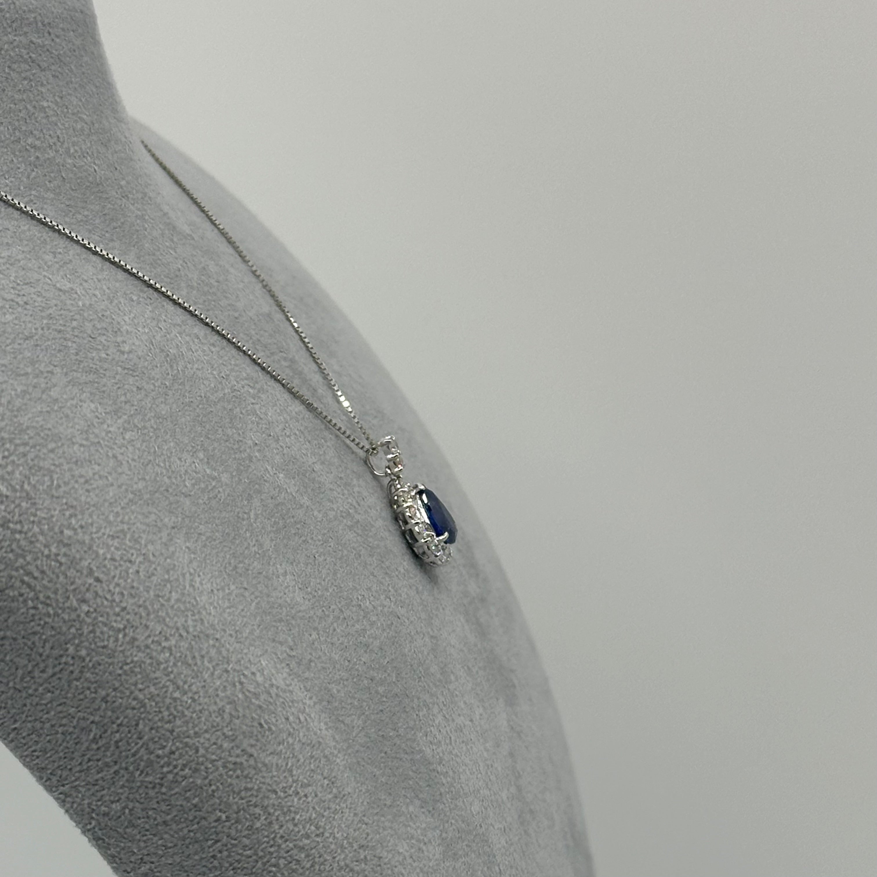 507［一点物］ネックレス  サファイア 1.69ct PS PT