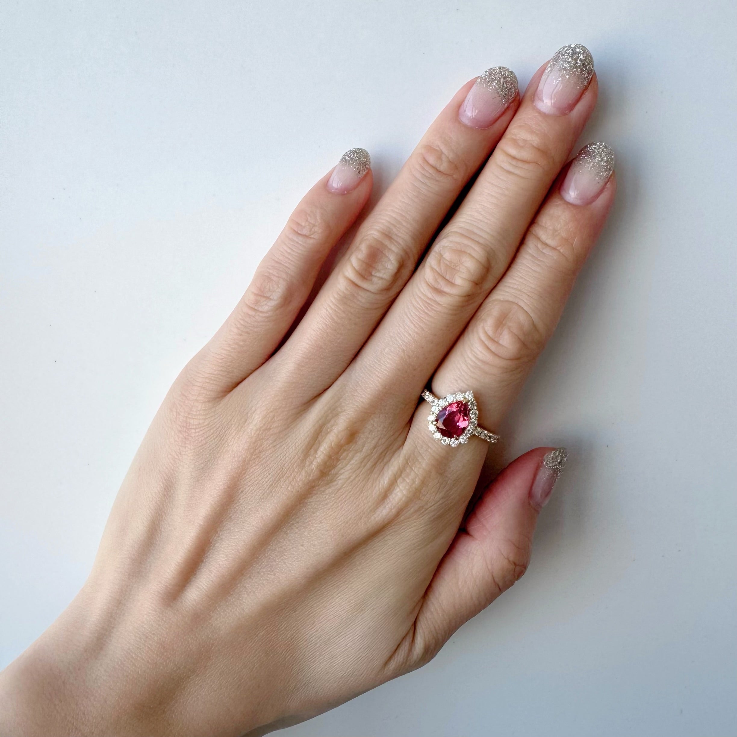 88［一点物］リング トルマリン 1.5ct前後 PS YG