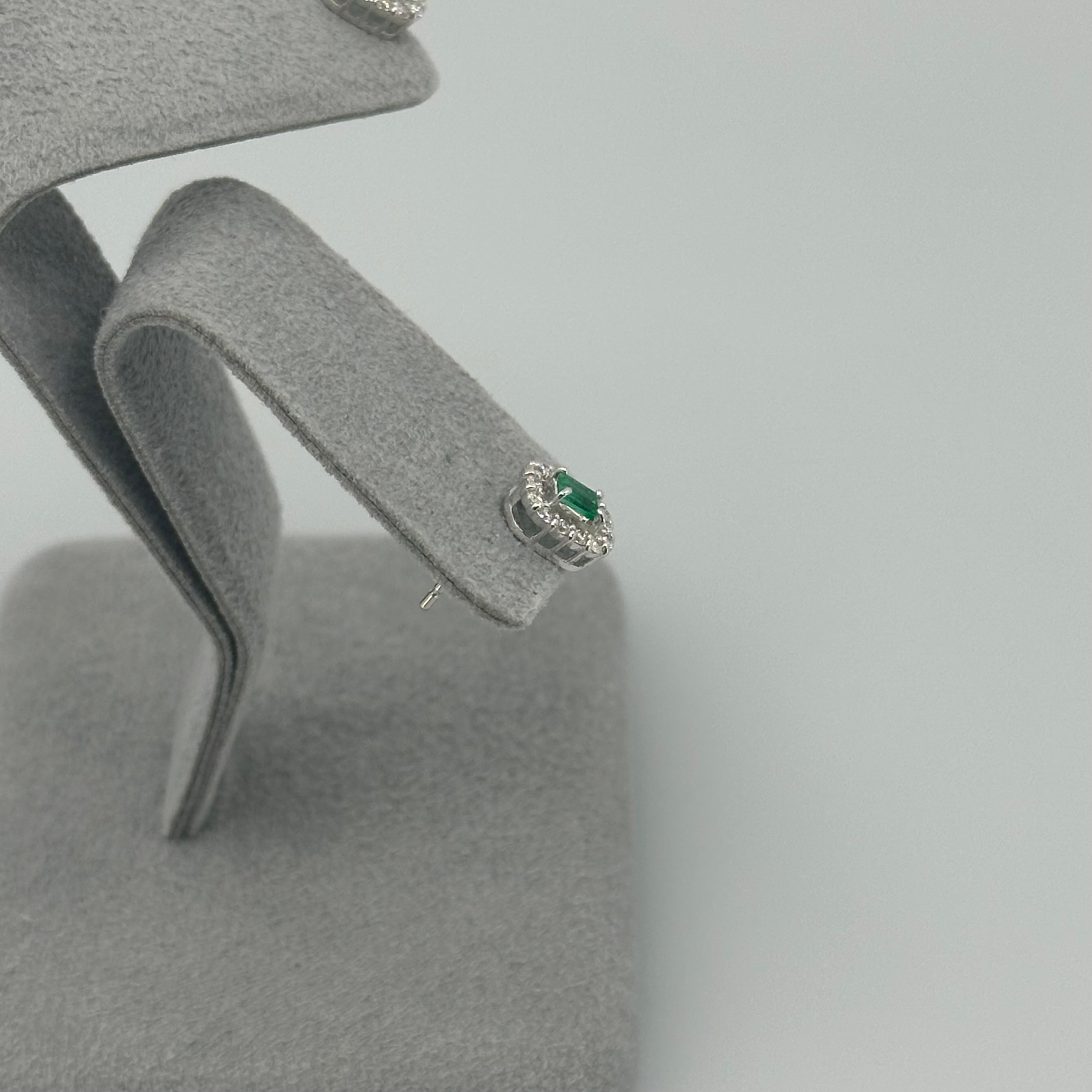 ［１点物］エメラルドピアス SQ
