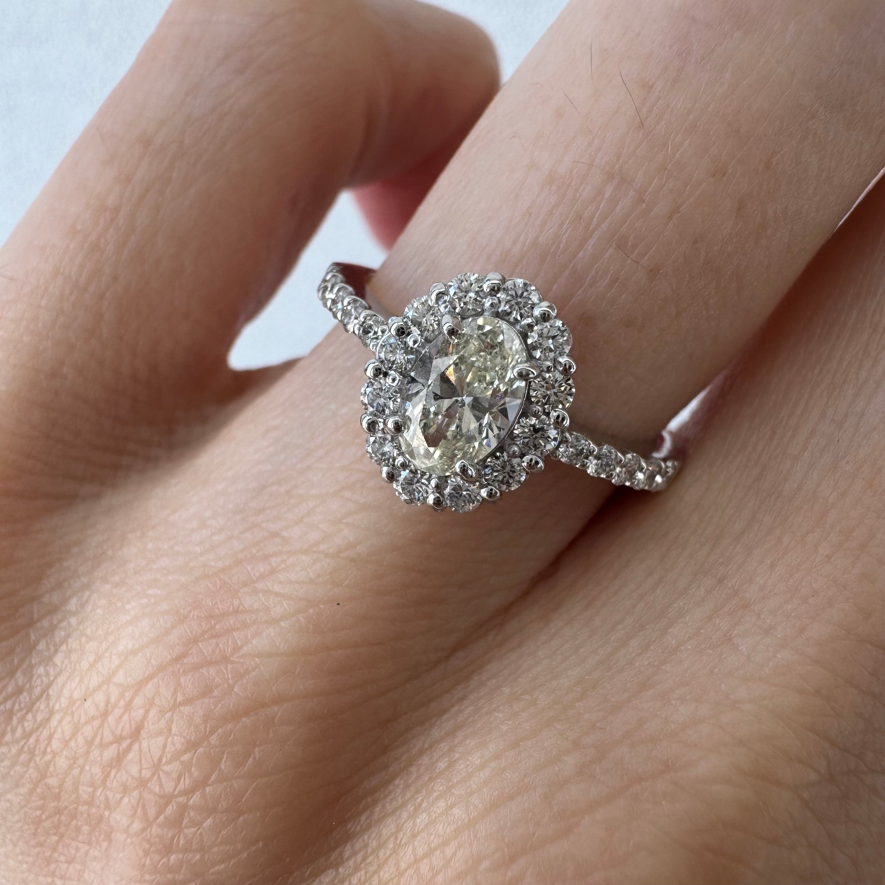 11［一点物］リング ダイヤ 0.5ct OV PT