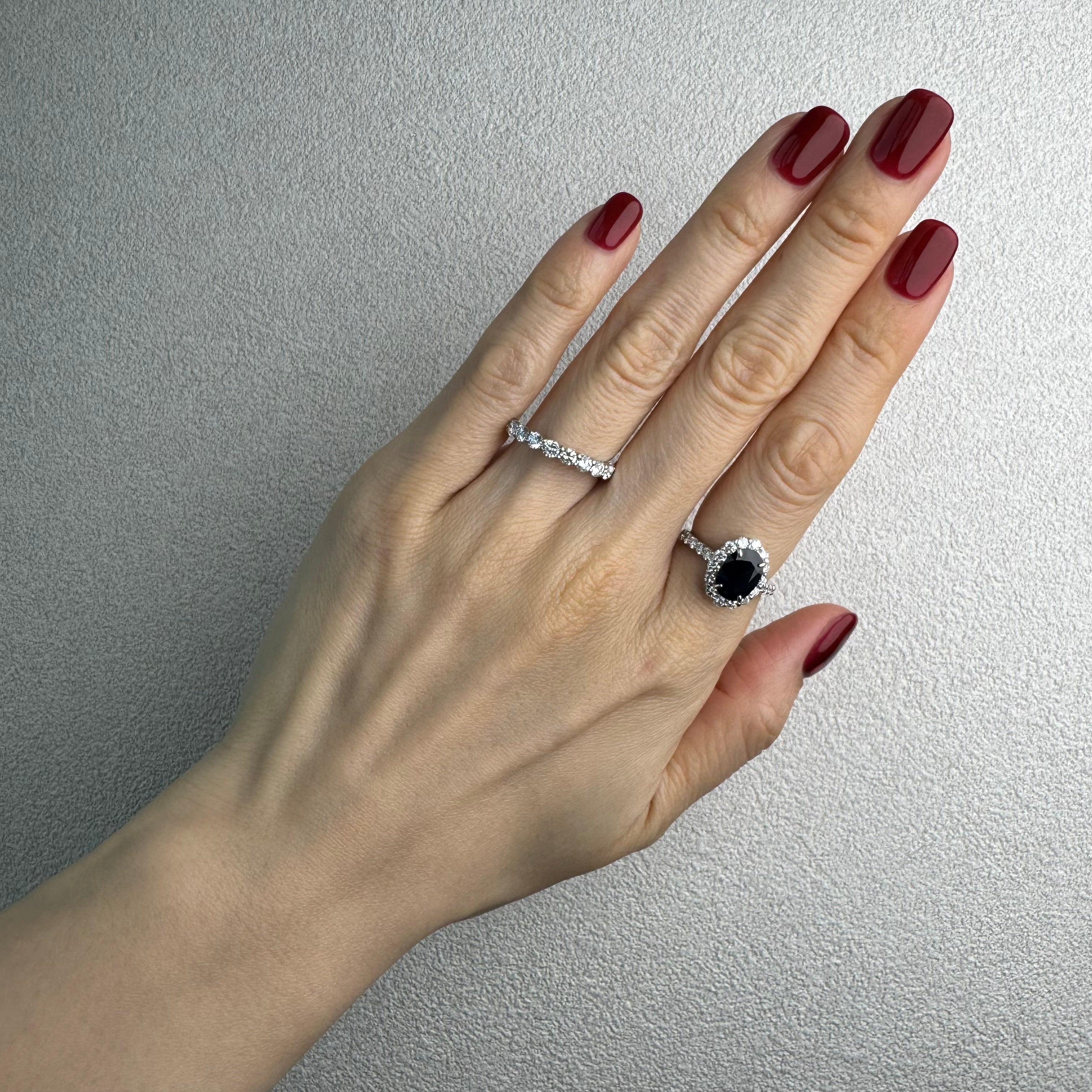 125［一点物］リング ブルーサファイア 2.2ct前後 OV PT