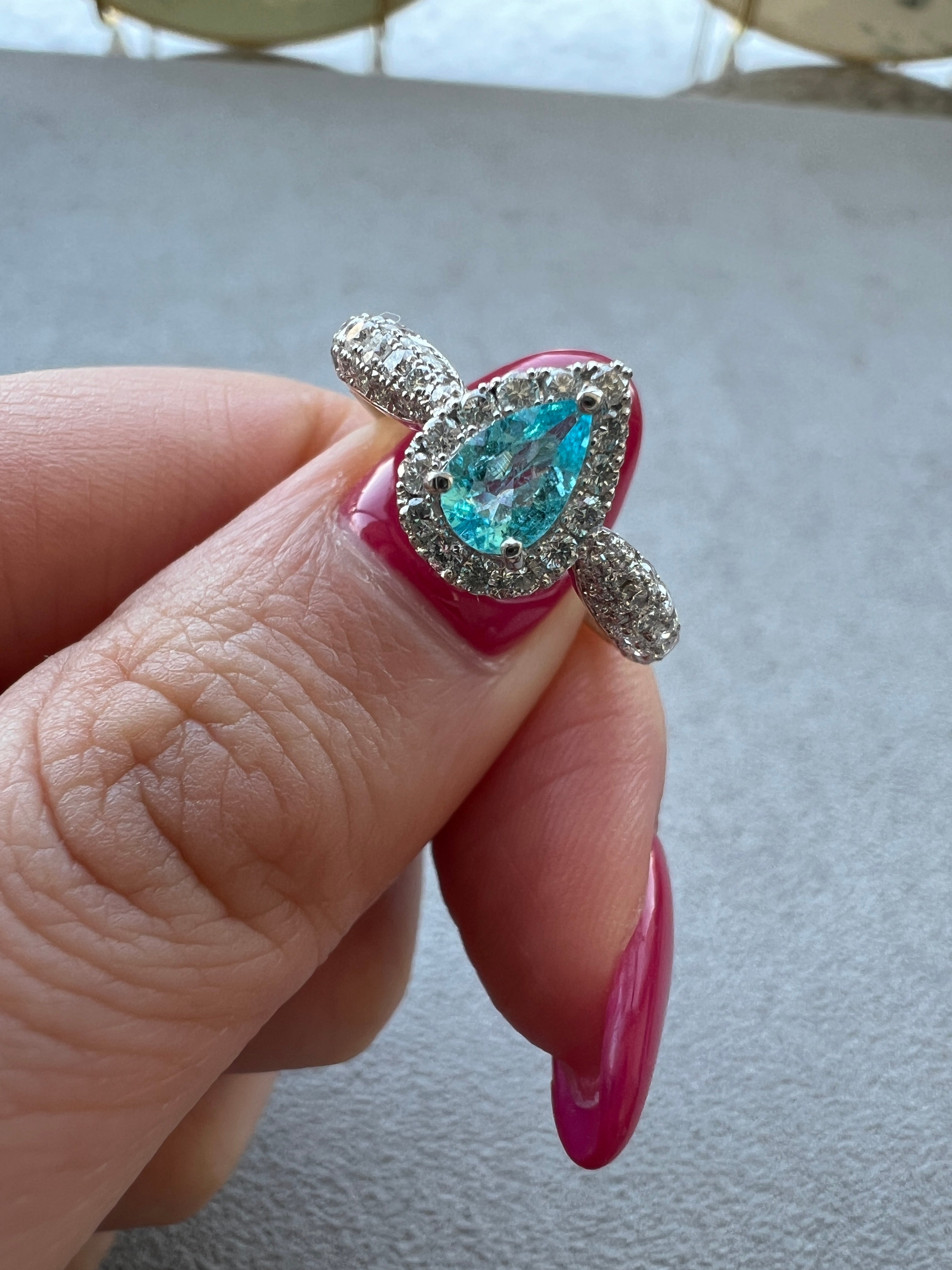 149-特品 パリの小路 パライバ 中石0.38ct前後 PS PT リング〜ブラジル産 GIA 彩子と久美子も欲しい｜AYAKO SAKURAI（櫻井 彩子（サクライ アヤコ））公式通販サイト