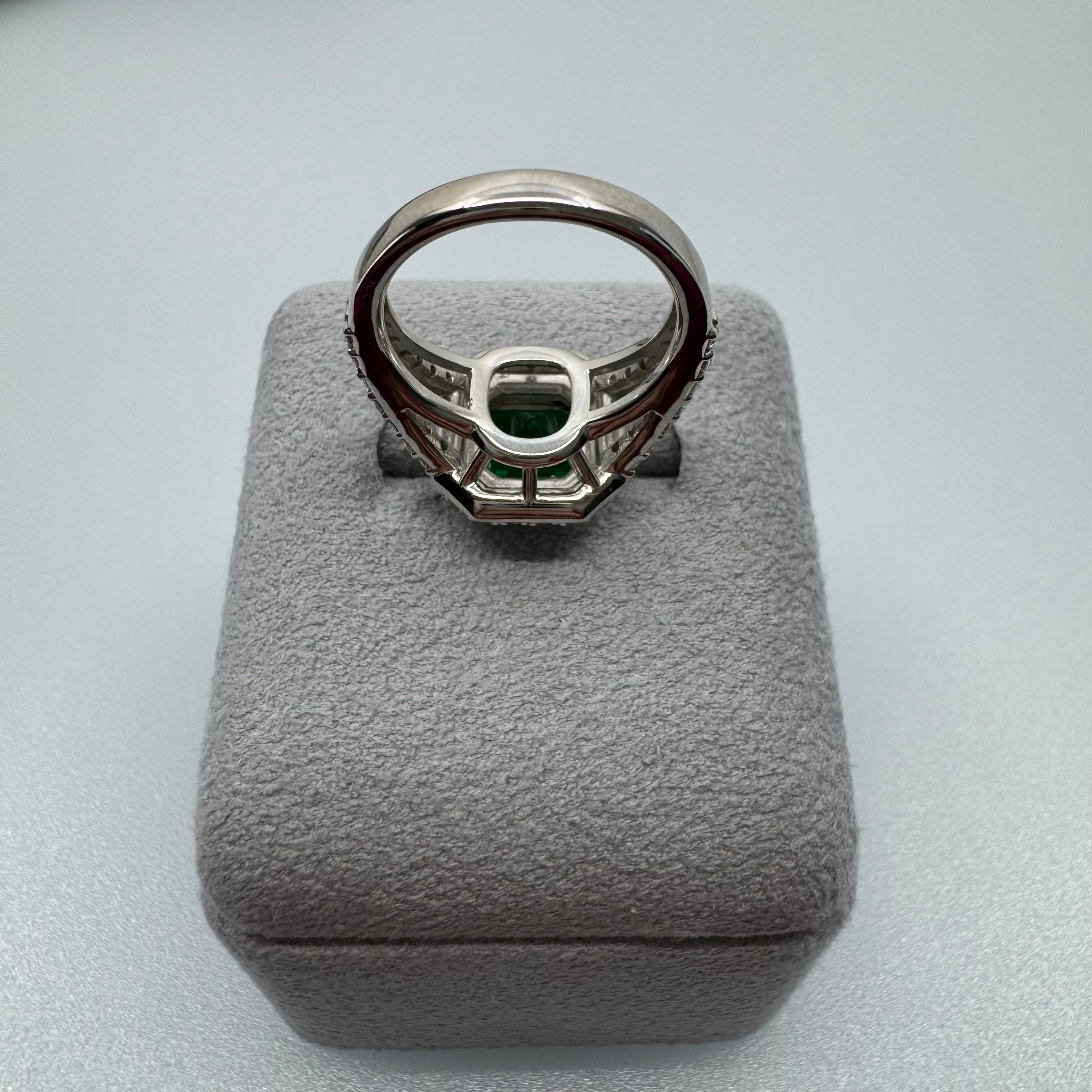 68［一点物］リング エメラルド 2.3ct SQ PT