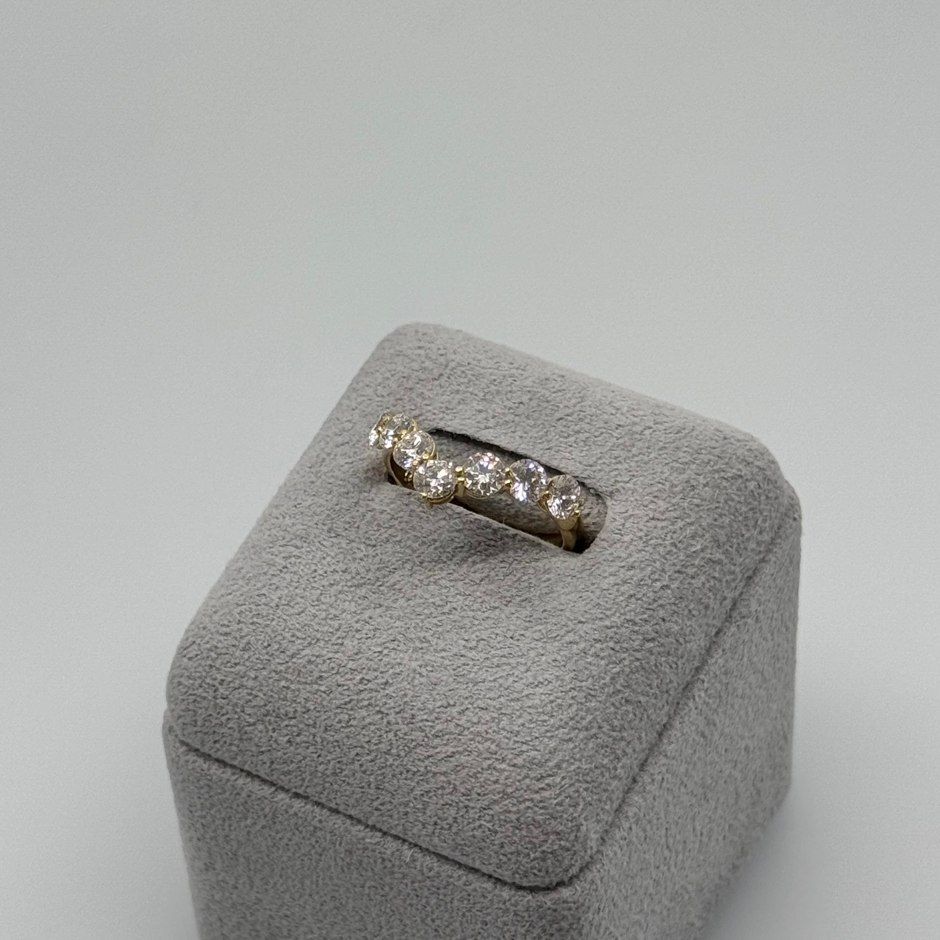 ［パピヨン］リング ダイヤ 1pc0.2ct×7pc