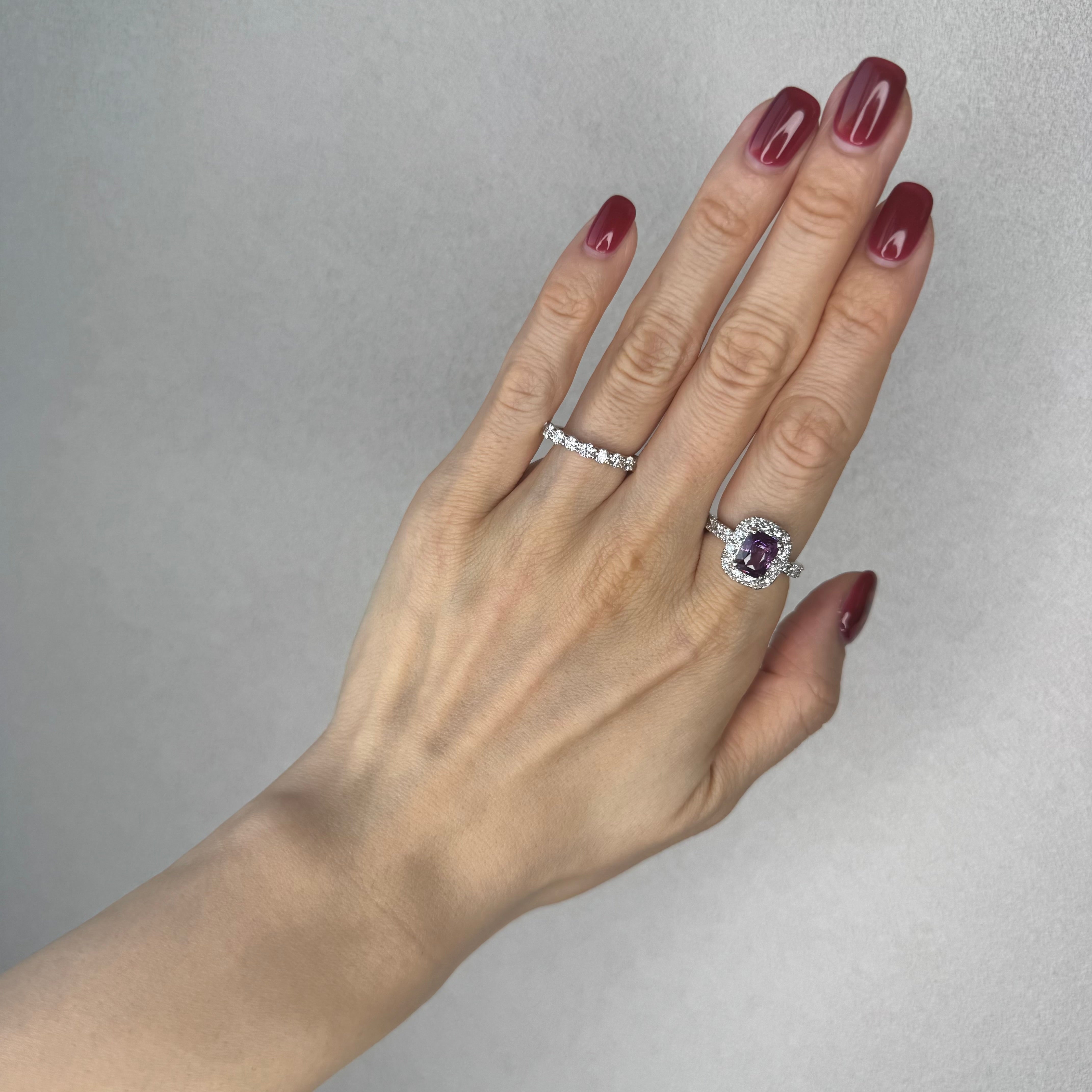 126［一点物］リング パープルサファイア 2.6ct SQ PT