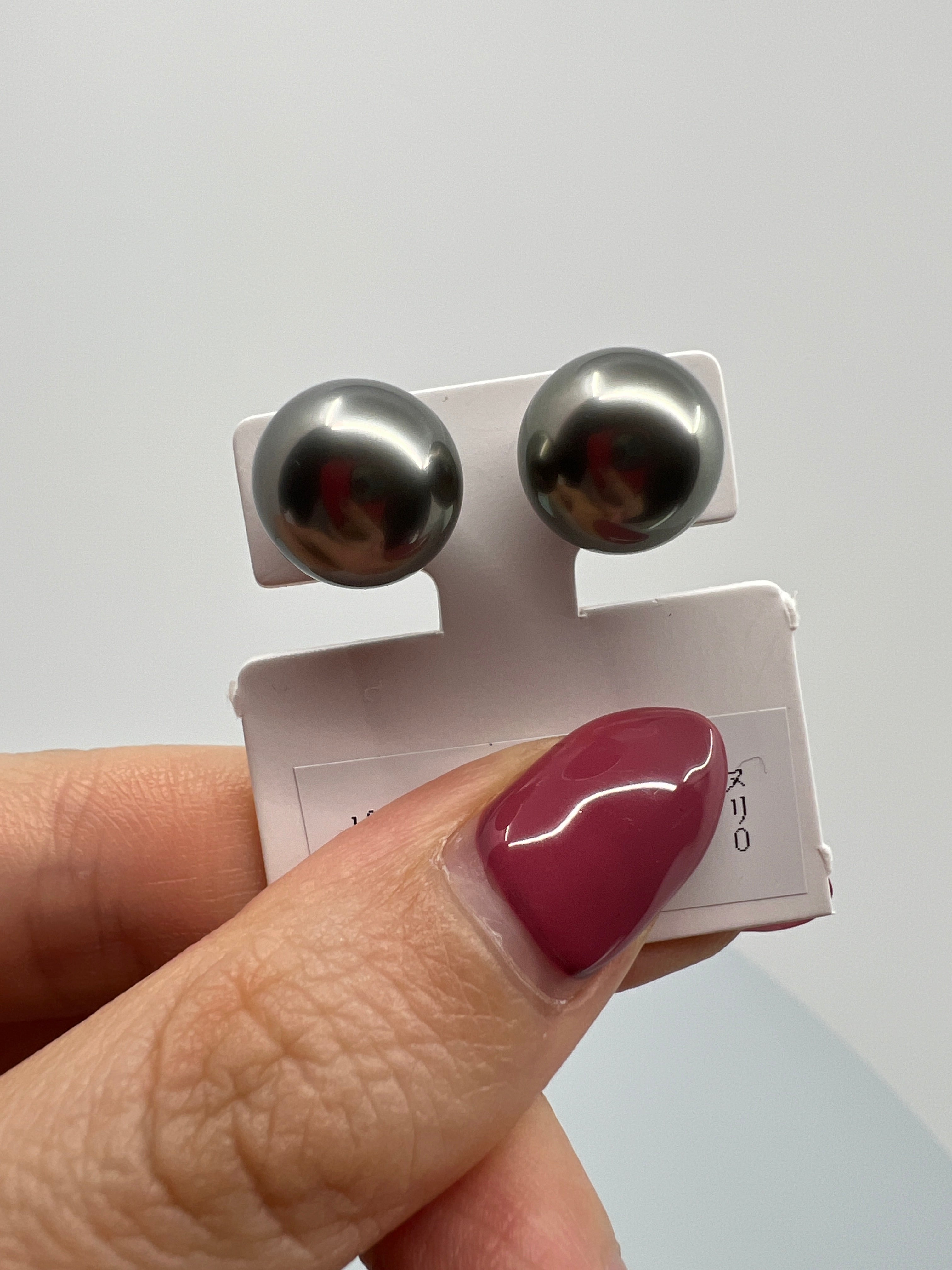 ［黒椿］リング 南洋真珠11mm