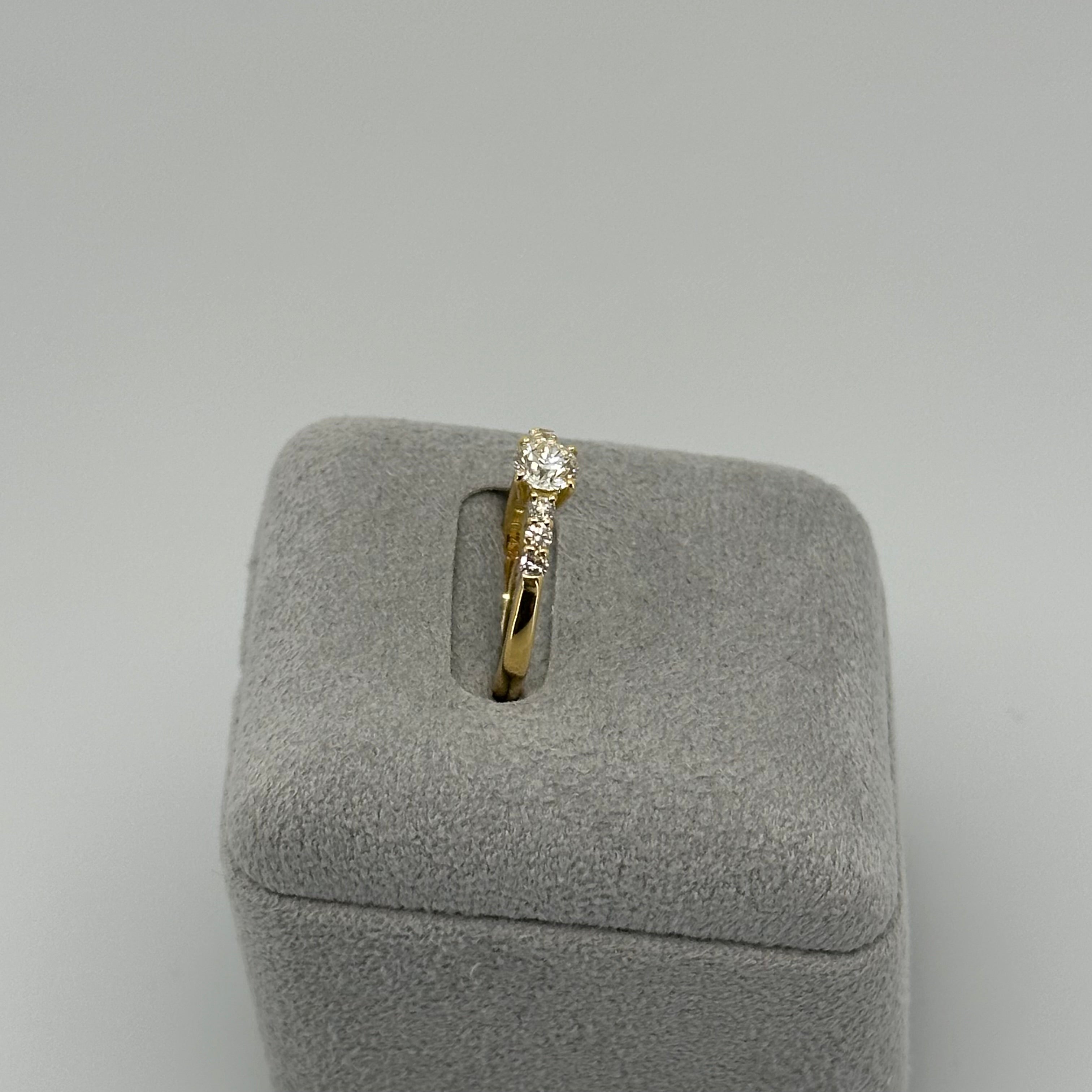 2［一点物］リング ダイヤ 0.4ct OV