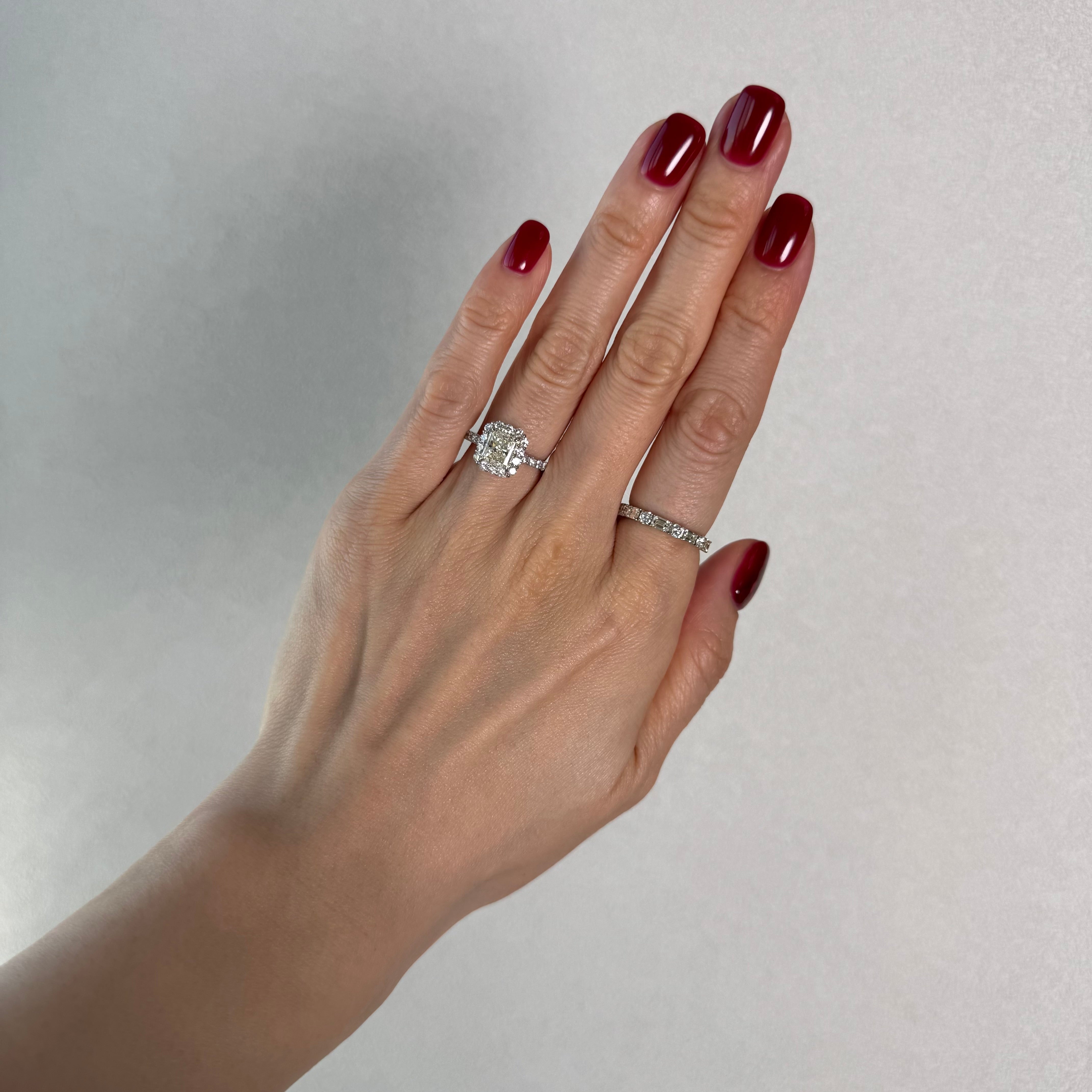 24［一点物］リング ダイヤ 1.1ct前後 EM PT