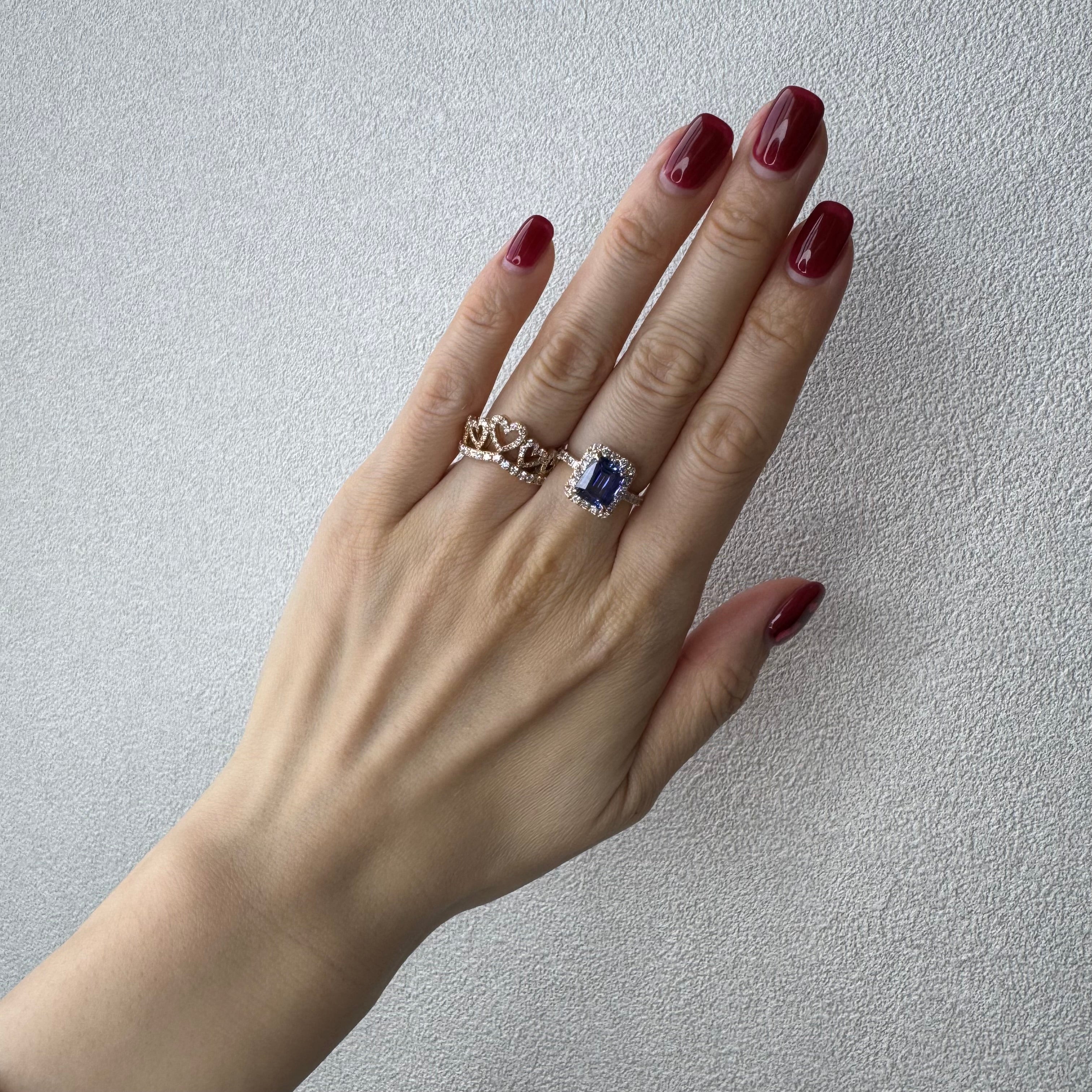 196［一点物］リング タンザナイト 2.9ct EM PG