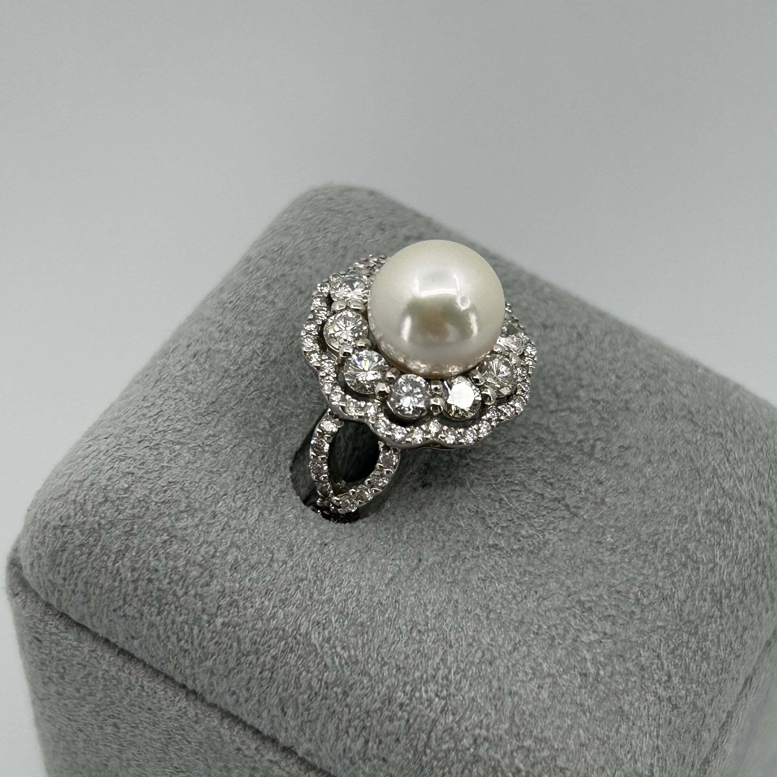 ［ダリア］リング あこや真珠9mm