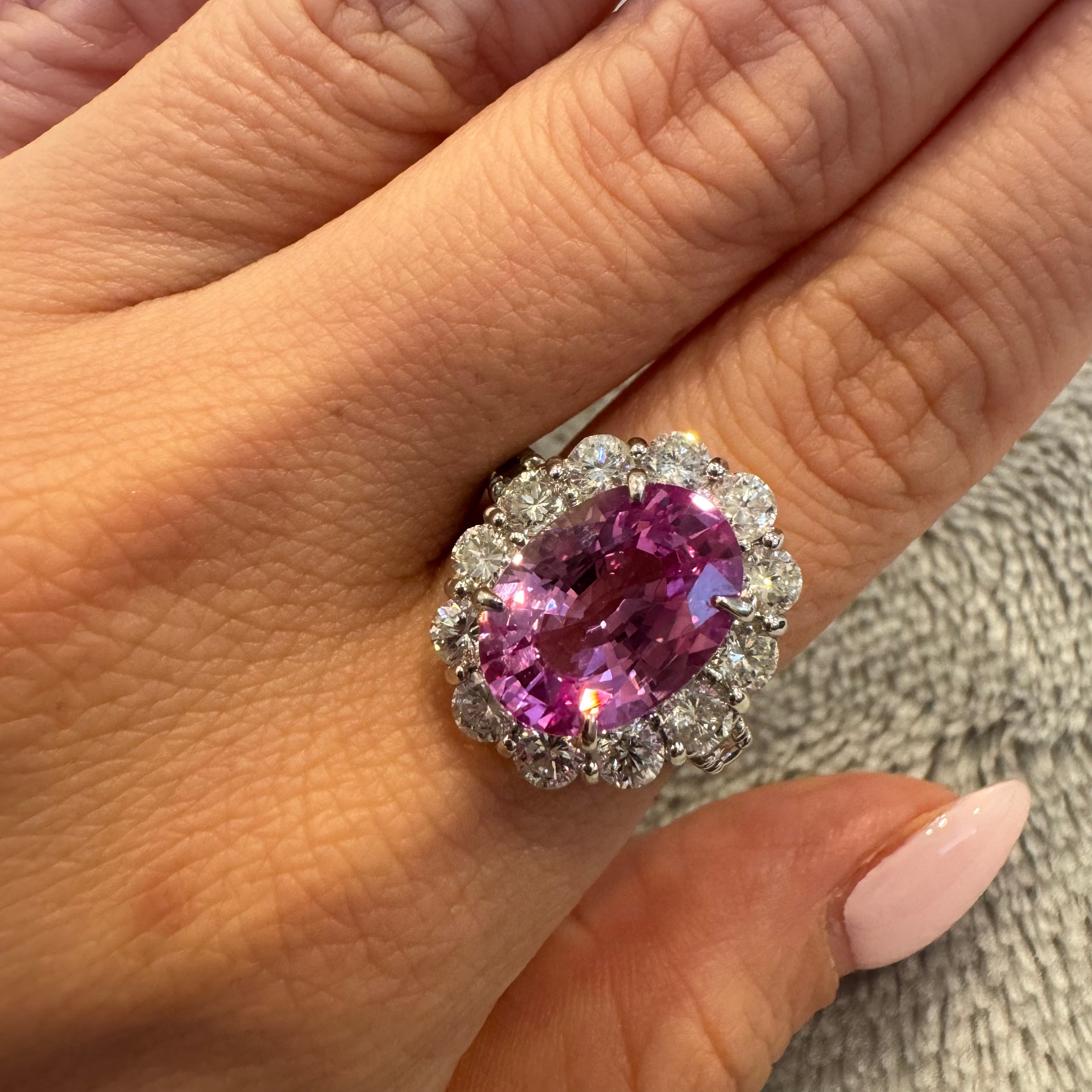 147-ピンクサファイア中石5.2ct前後 OV PT〜綺麗なピンク🩷久美子ほしい！NAOKOもほしい！｜AYAKO SAKURAI（櫻井 彩子（サクライ アヤコ））公式通販サイト