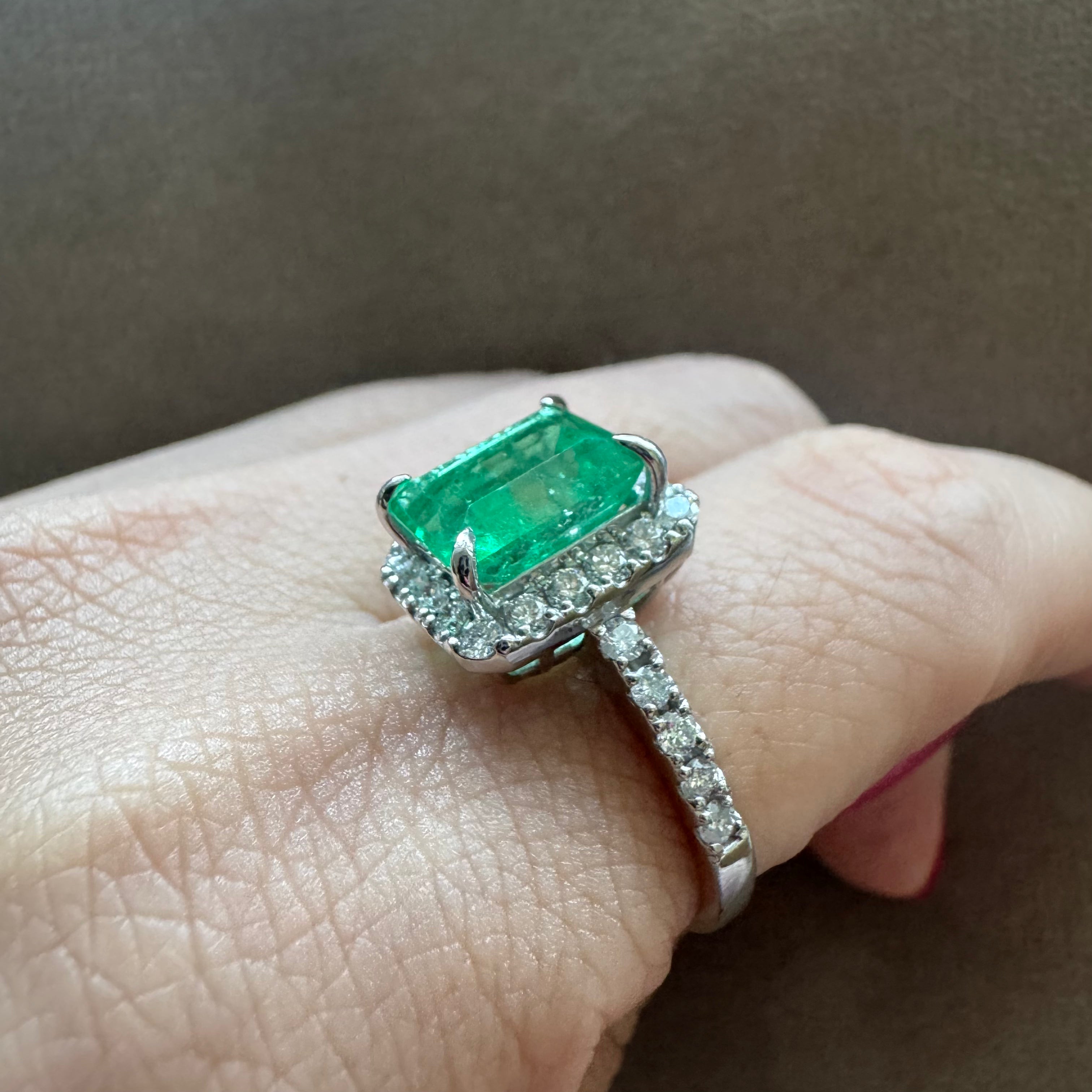 ［一点物］リング  エメラルド  3.1ct EM PT