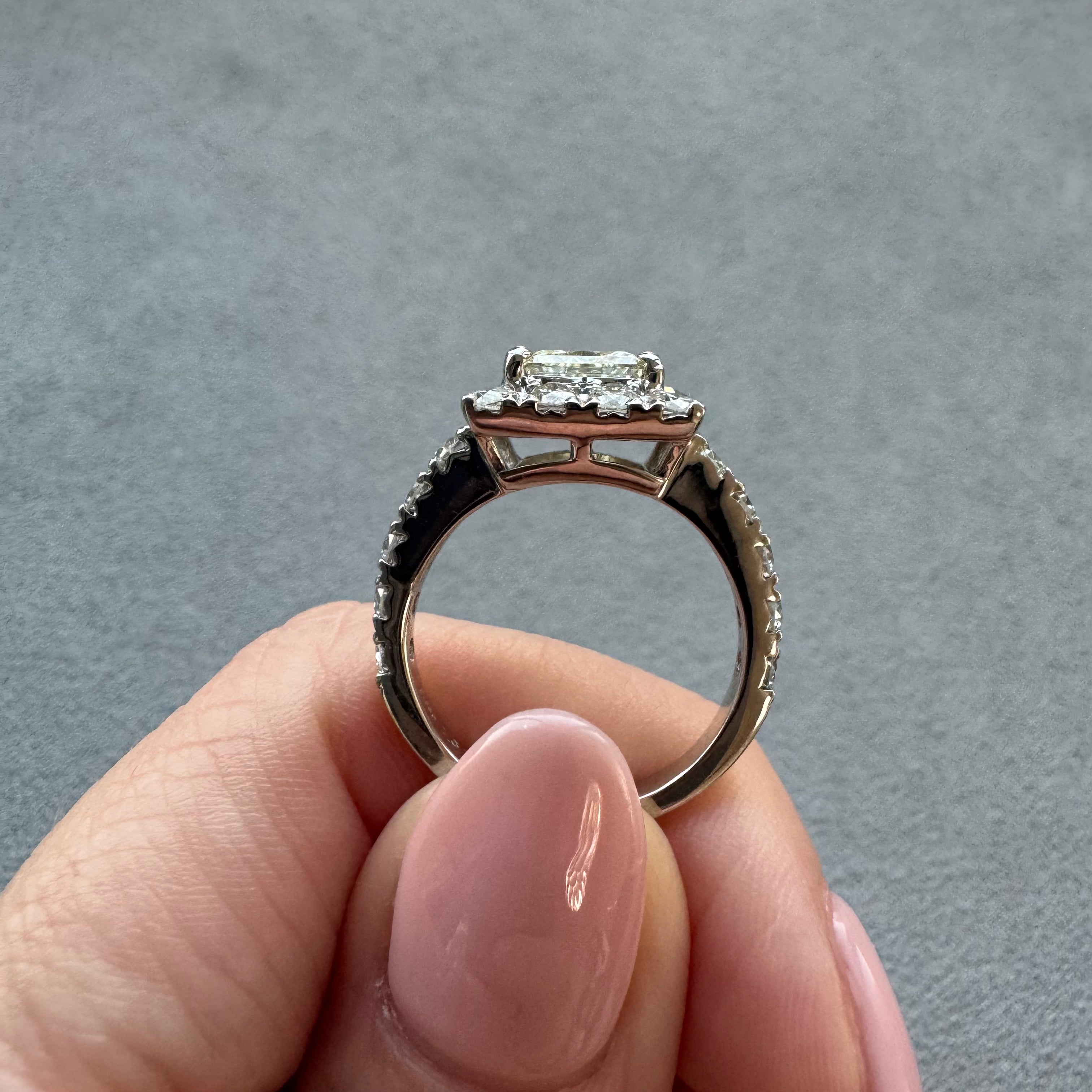 19［一点物］リング ダイヤ 1.5ct SQ PT