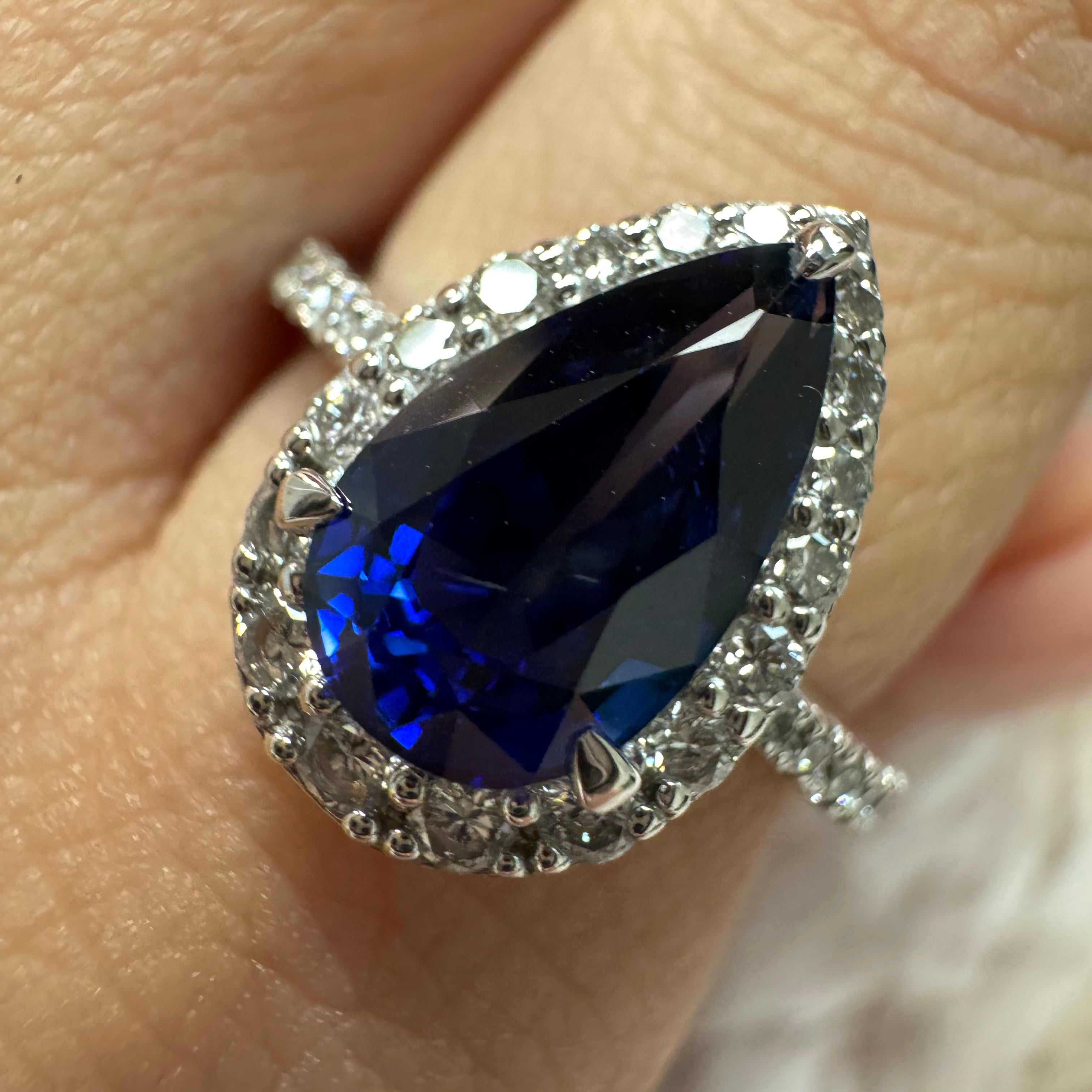 16_綺麗　ブルーサファイア 中石2.8ct　PT PS リング〜GRS スリランカ産｜AYAKO SAKURAI（櫻井 彩子（サクライ アヤコ））公式通販サイト