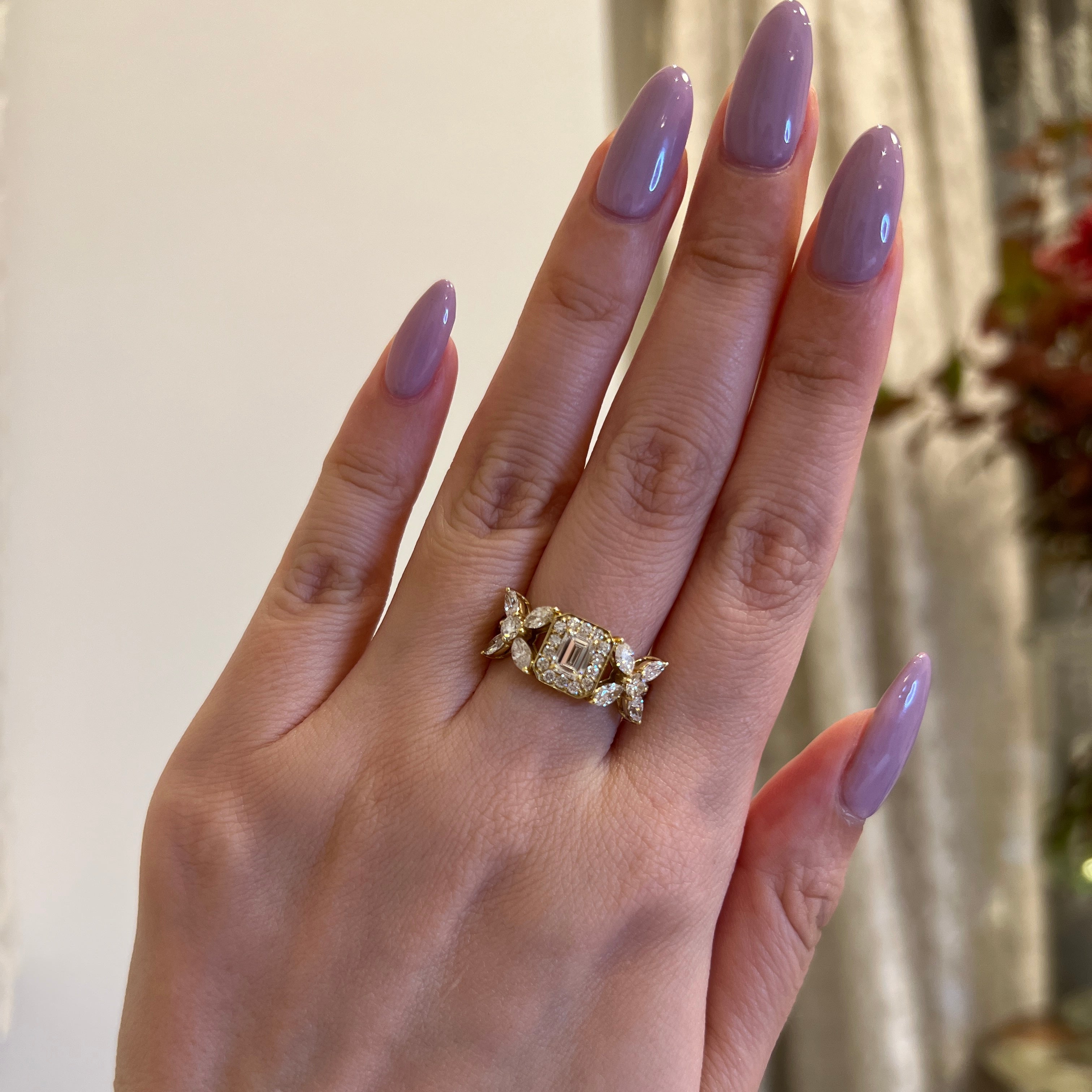 ［カトレア］リング ダイヤ