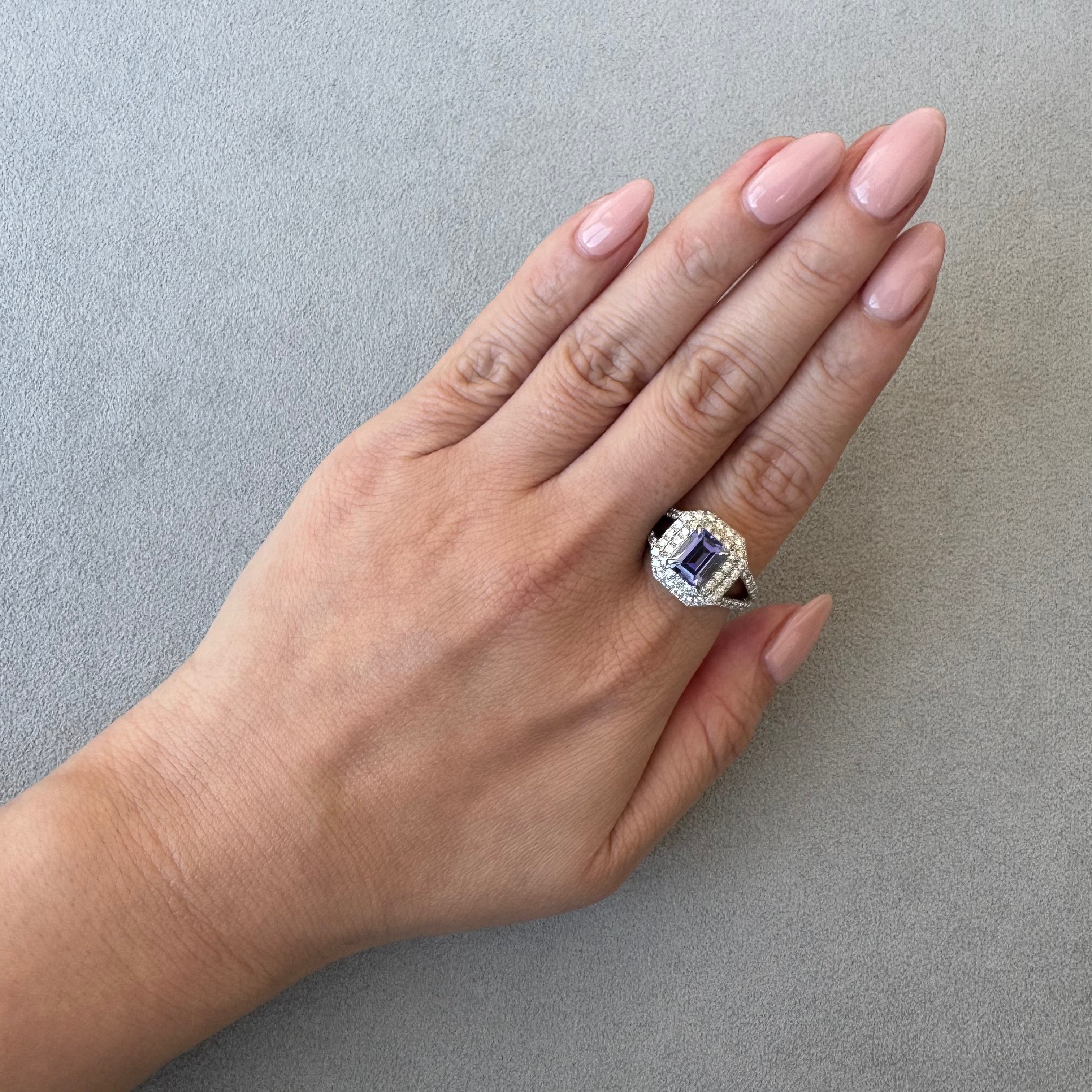 193［一点物］リング タンザナイト 1.8ct前後 SQ PT