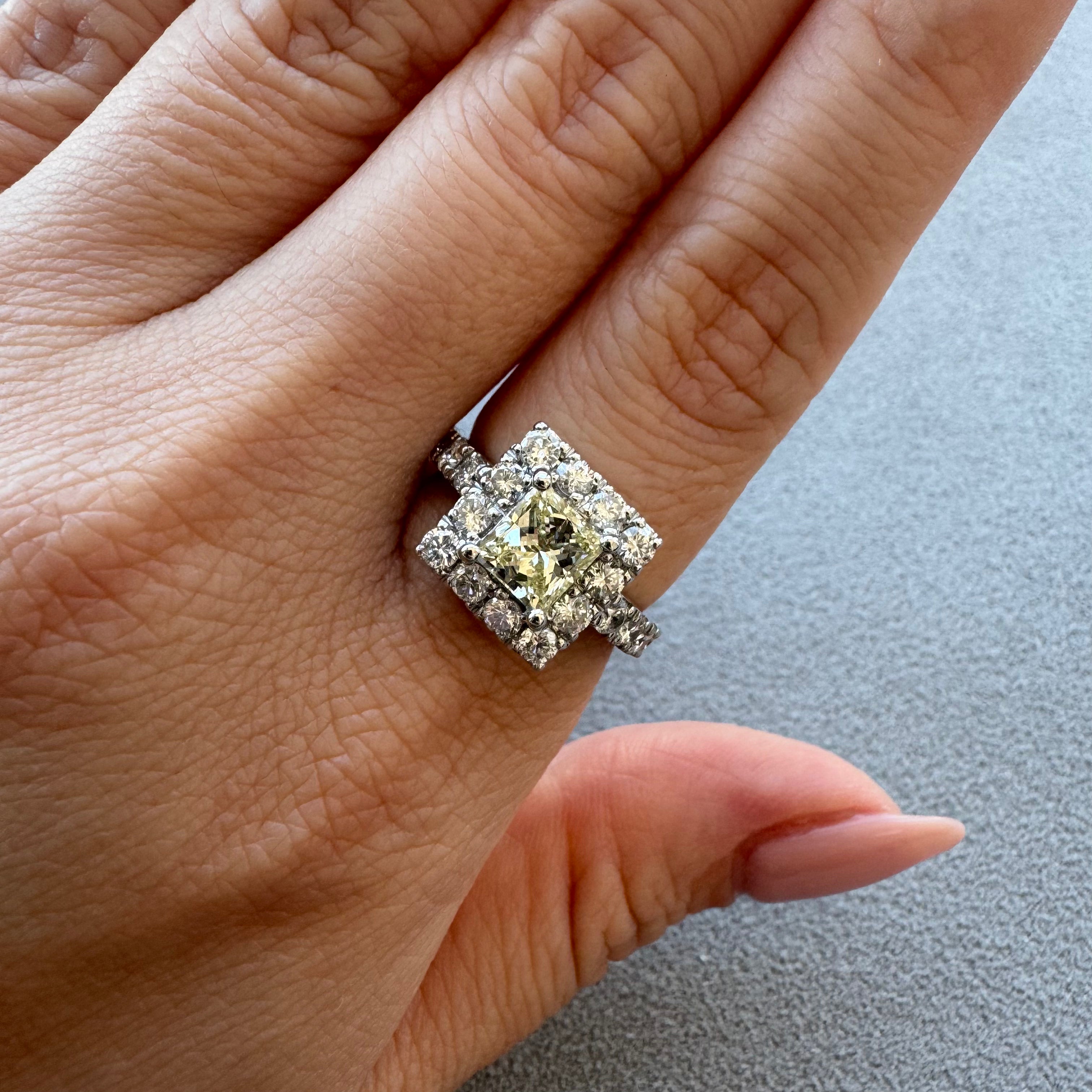 17［一点物］リング ダイヤ 1ct SQ PT