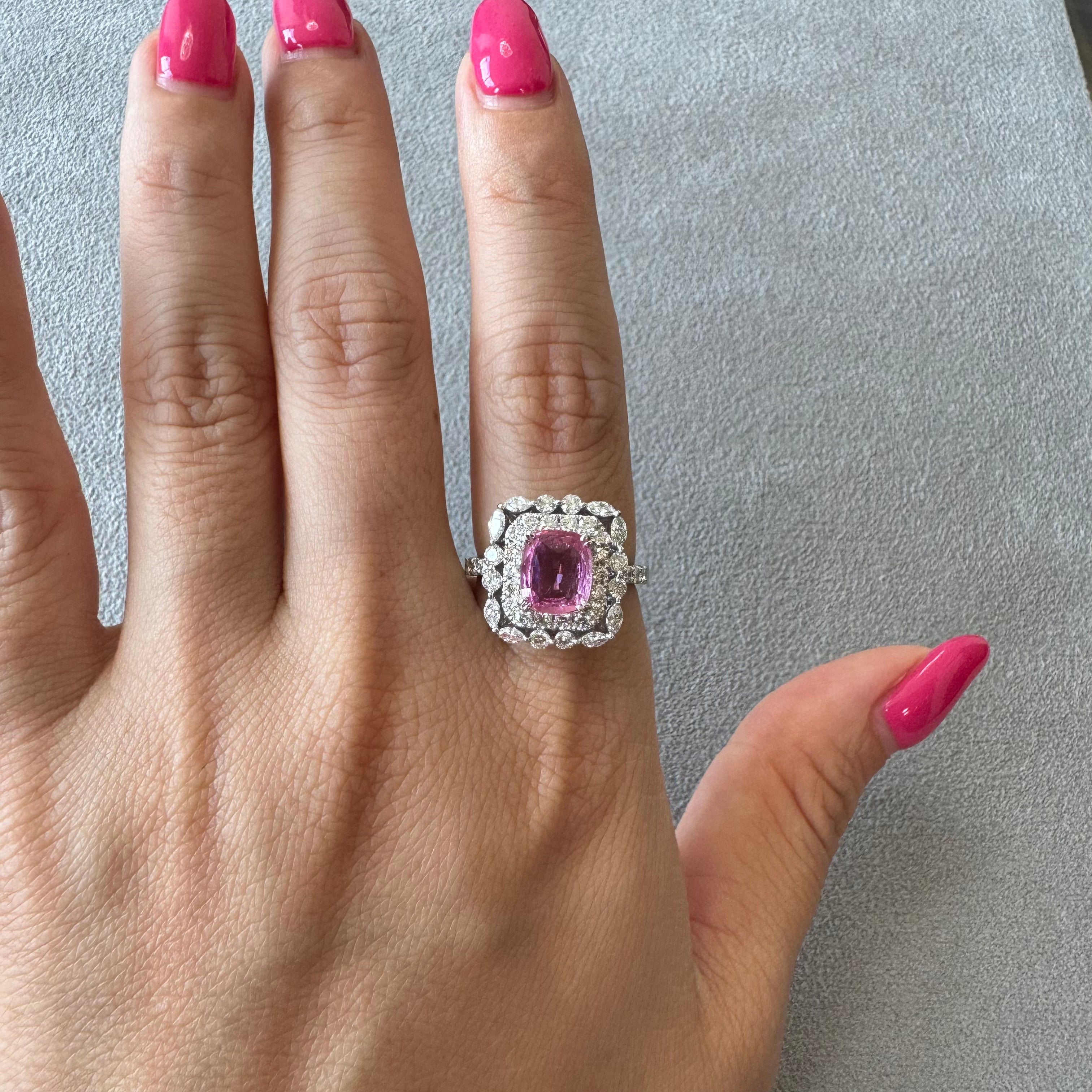 マドンナリリー 〜ノーヒート ピンクサファイア 外商で顧客様に即決頂き完売しました(2024.8.1)｜AYAKO SAKURAI（櫻井 彩子（サクライ アヤコ））公式通販サイト