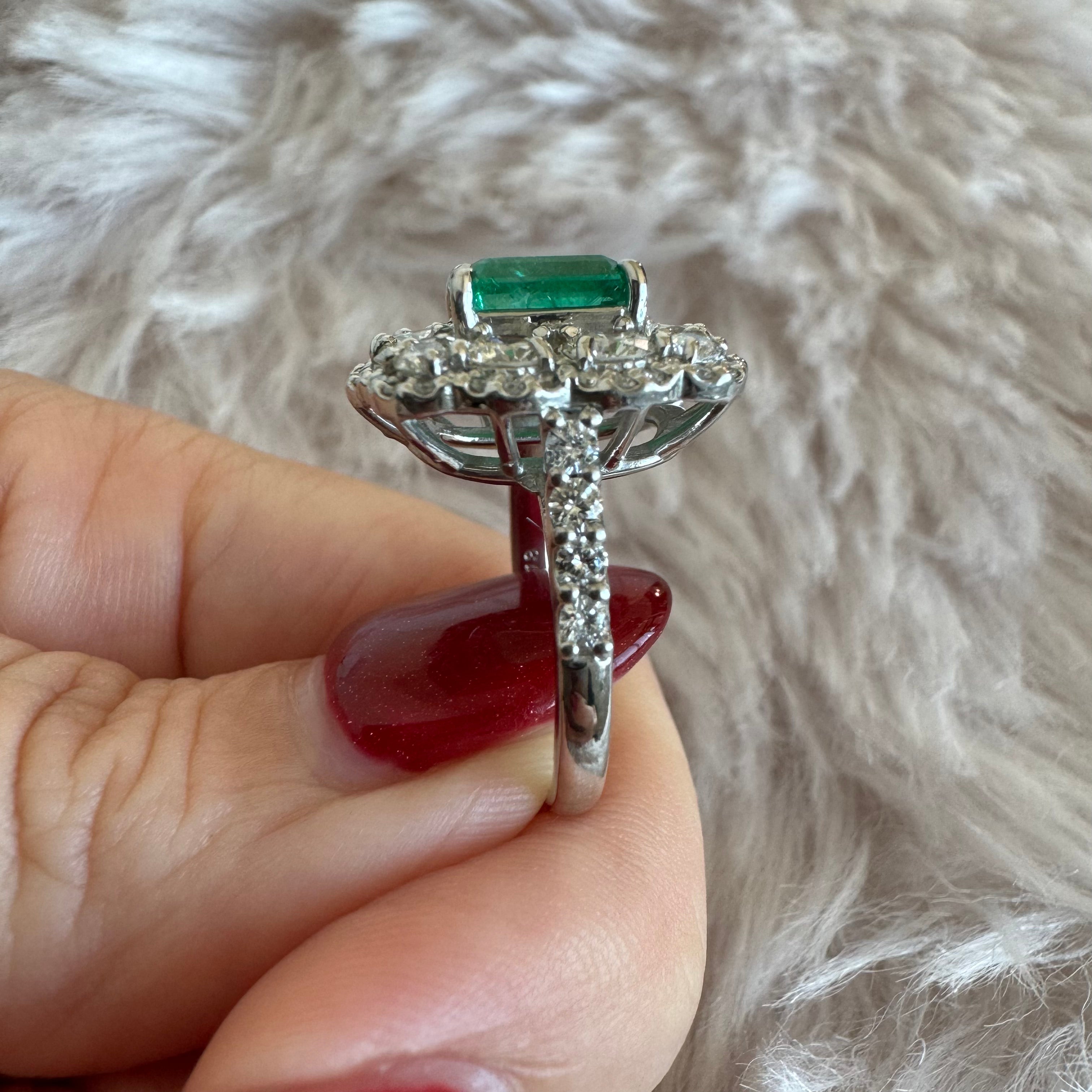 12_エメラルド 中石2ct up SQ PT リング｜AYAKO SAKURAI（櫻井 彩子（サクライ アヤコ））公式通販サイト